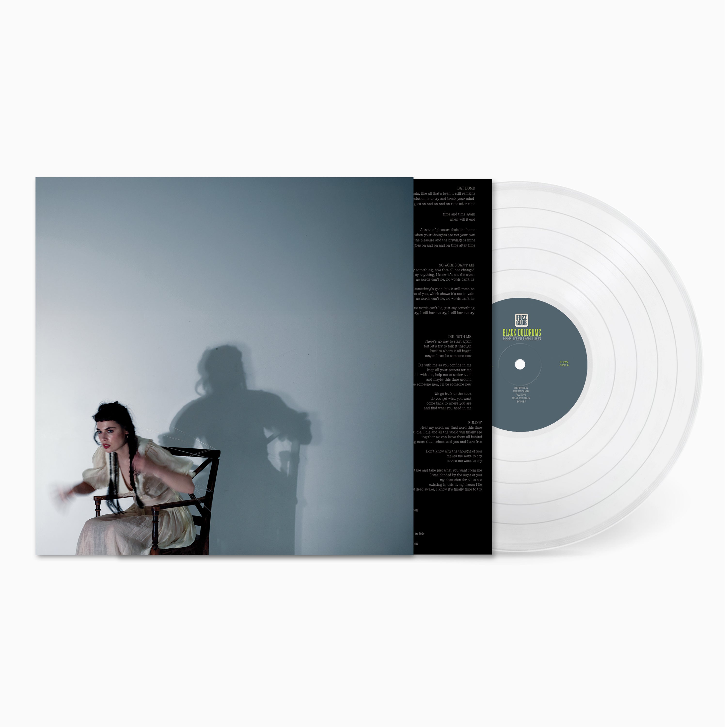 Black Doldrums Repetition Compulsion vinyle jaune néon