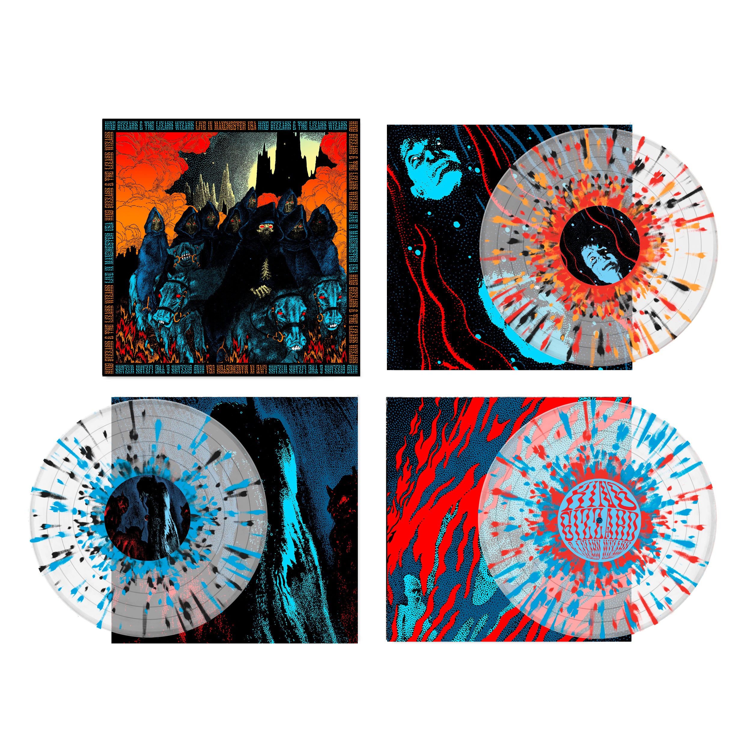 King Gizzard Live In Manchester coffret 3LP couleur