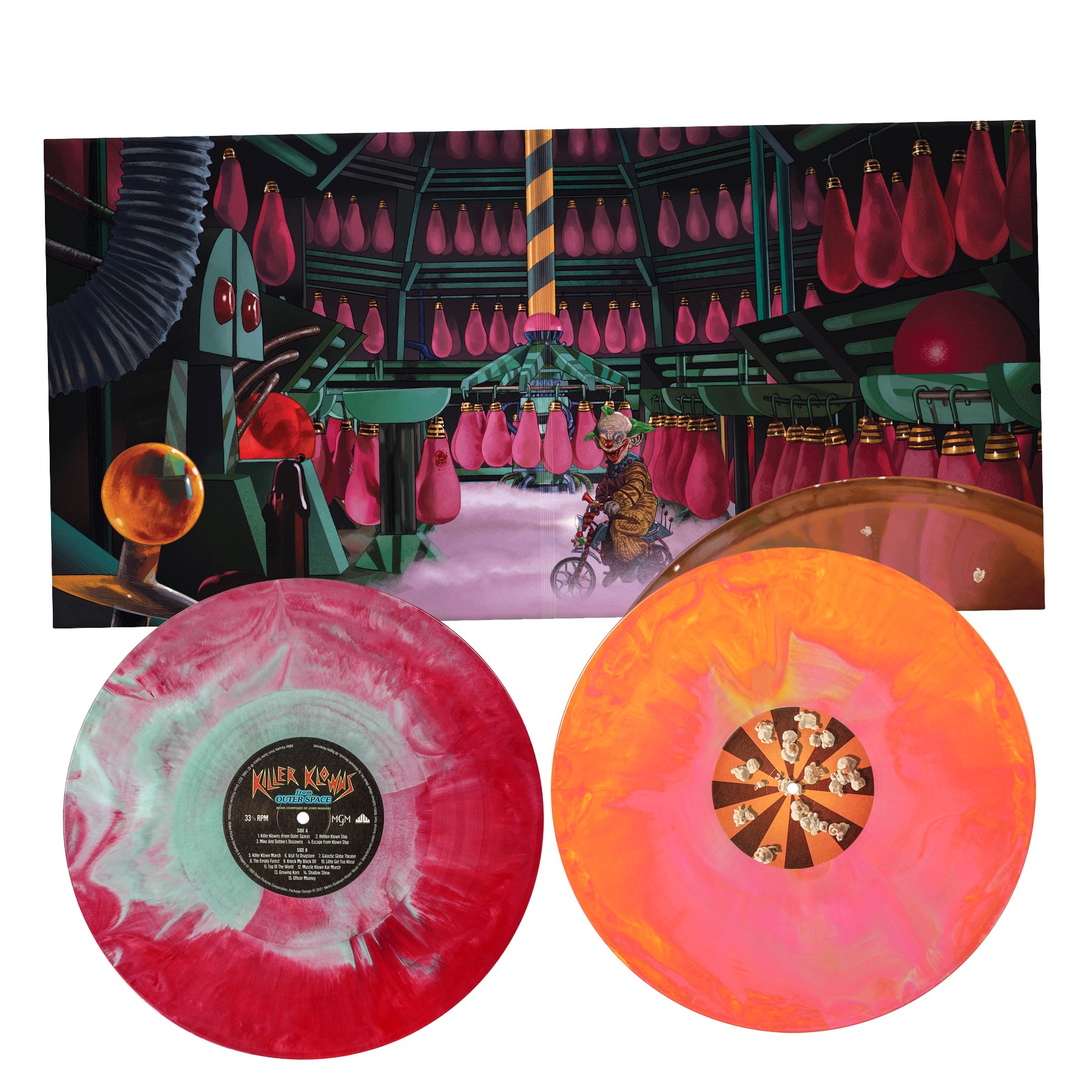 Waxwork Records Killer Klowns vinyle double LP mainpoured