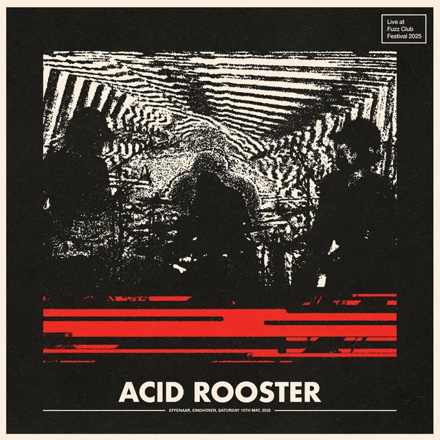 Acid Rooster Live Fuzz Club Festival 25 vinyle rouge