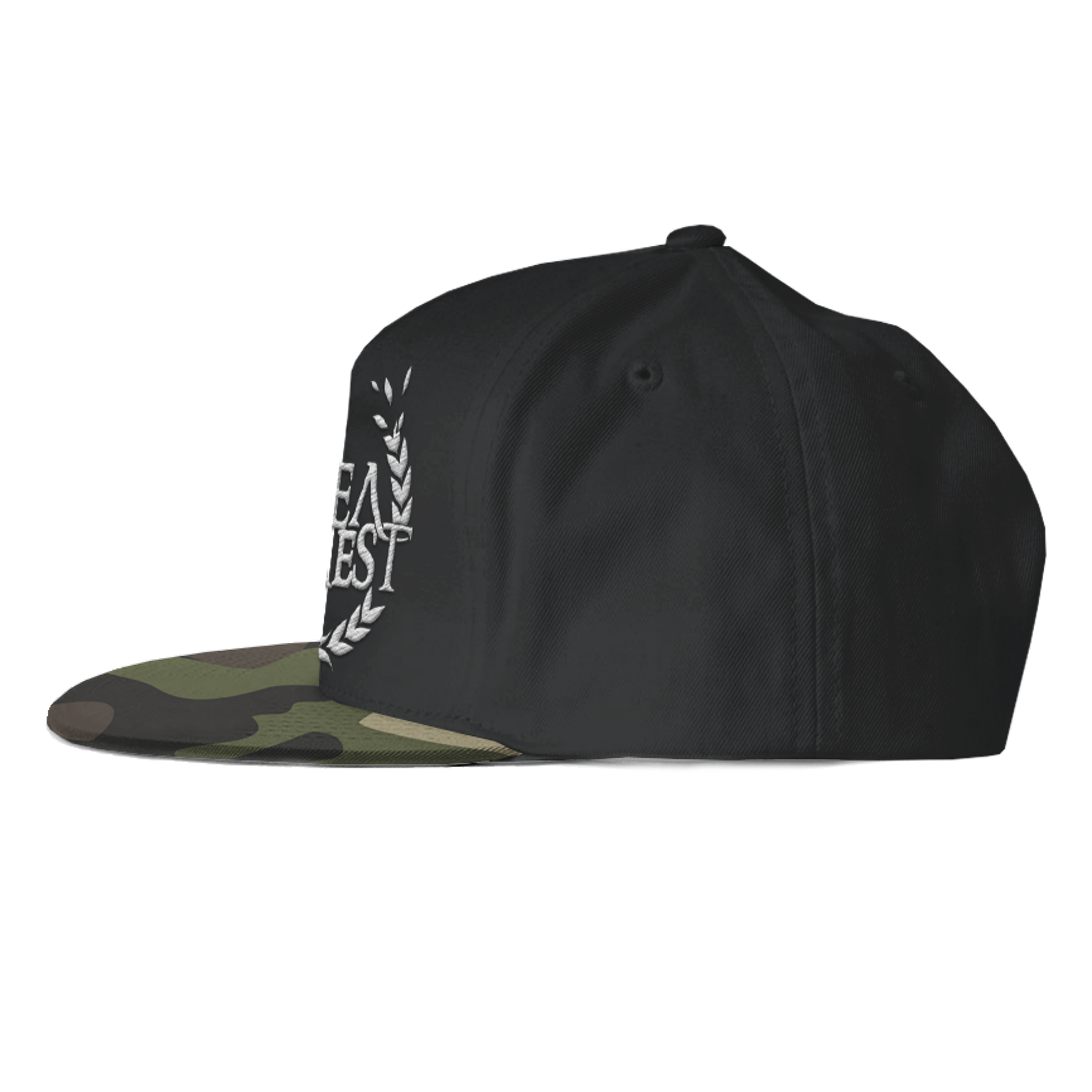 Alea Jacta Est Logo casquette snapback noir brodé