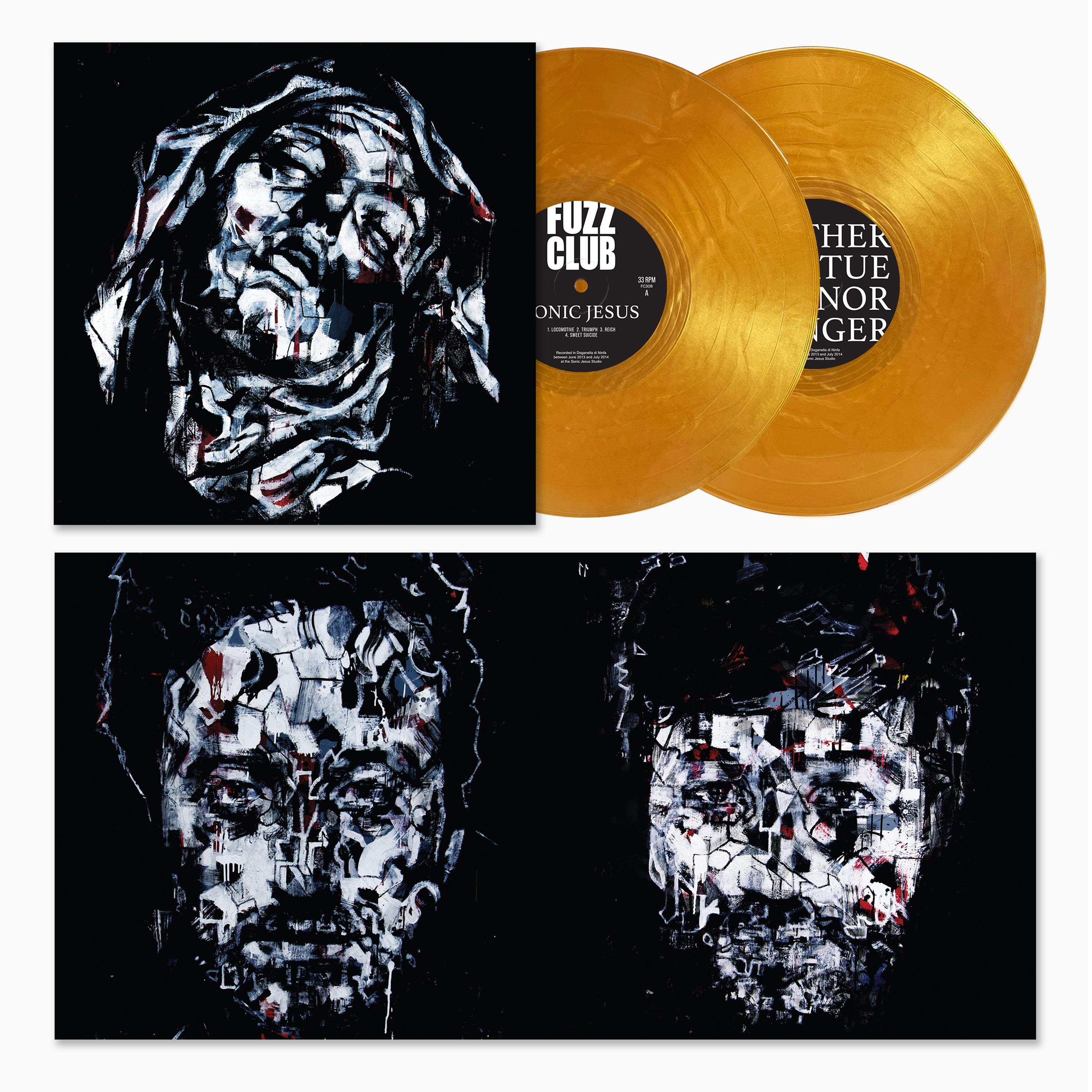 Sonic Jesus Neither Virtue Nor Anger vinyle gold 2LP 300ex