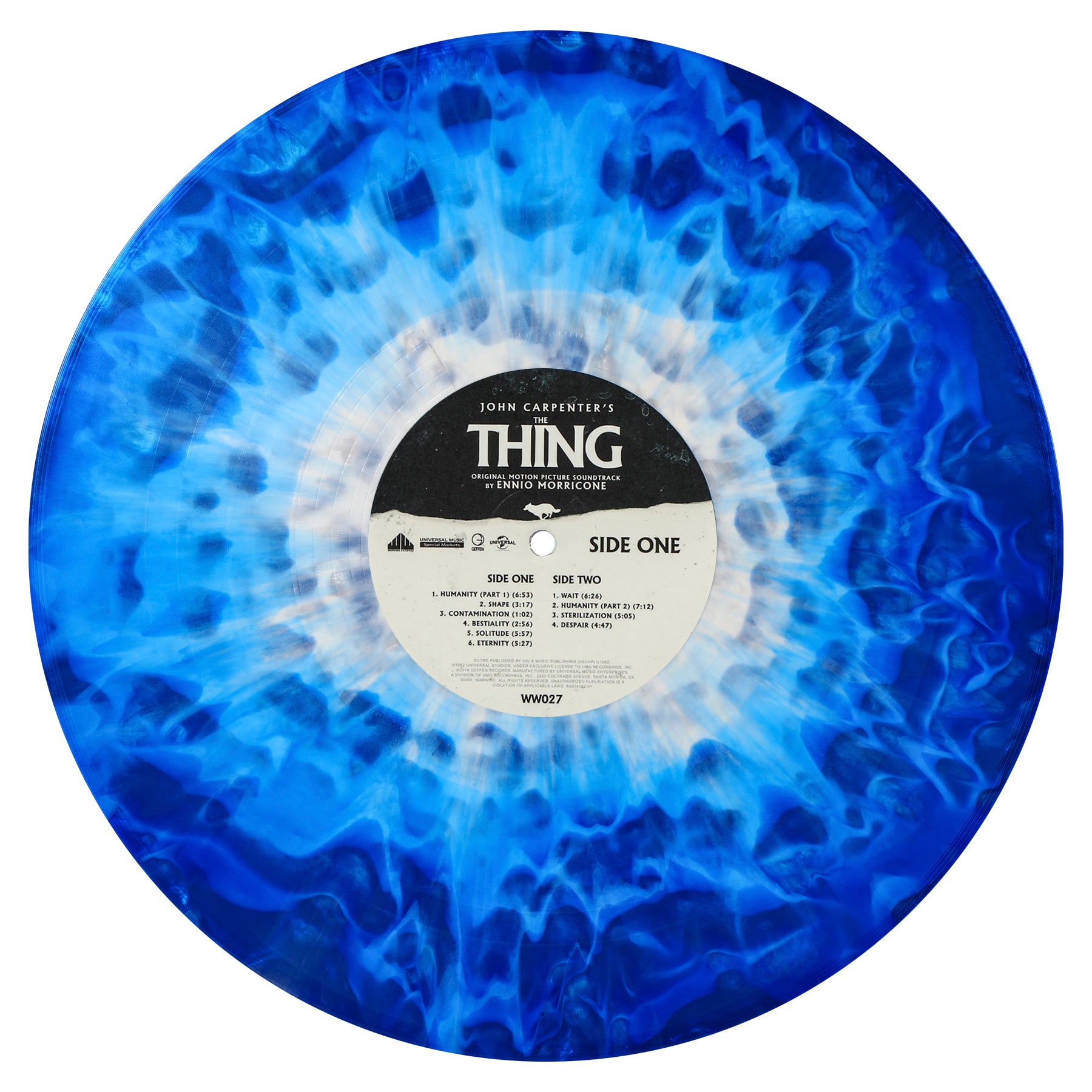 Waxwork Records The Thing Morricone vinyle glacé