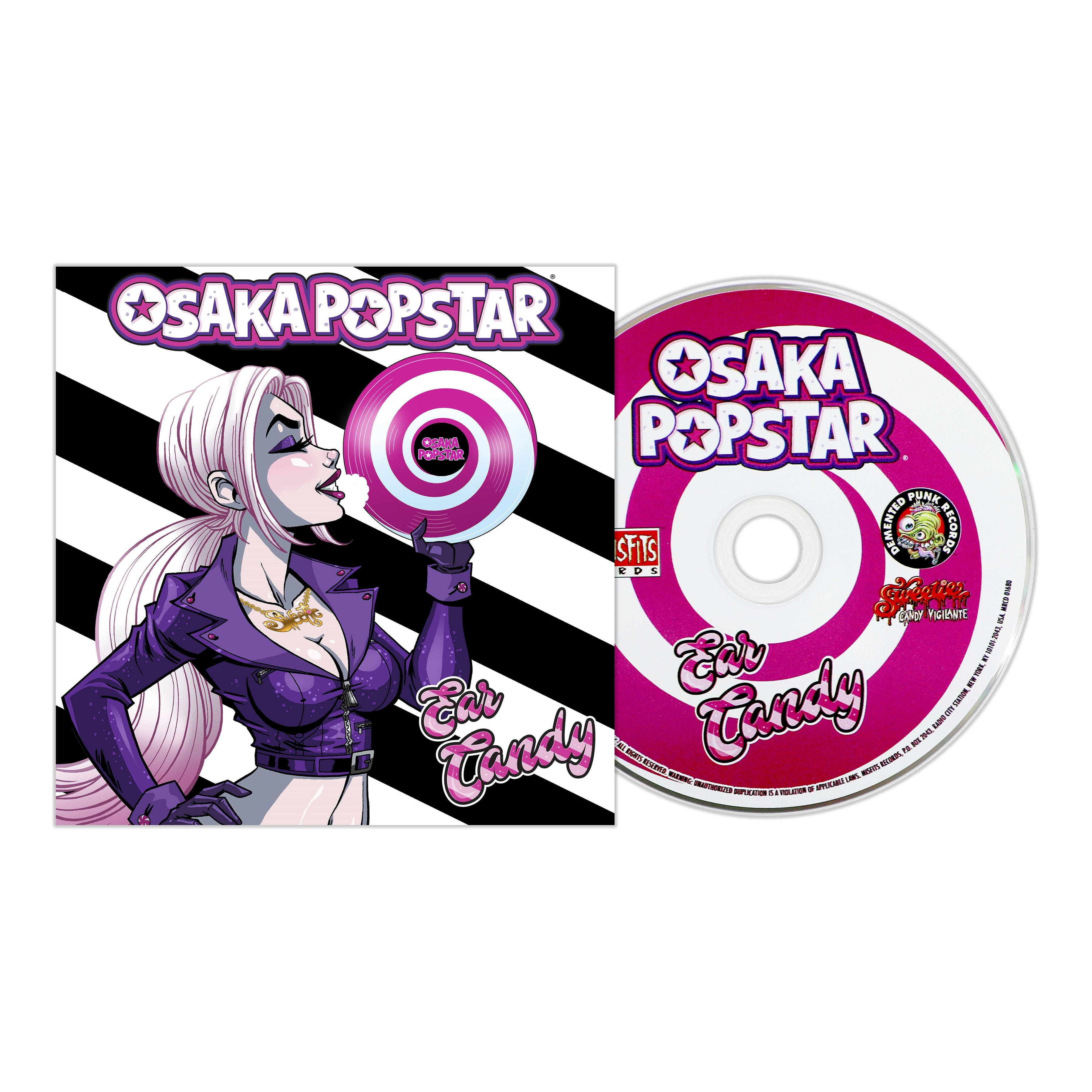 Osaka Popstar Ear Candy bundle CD deluxe + tee