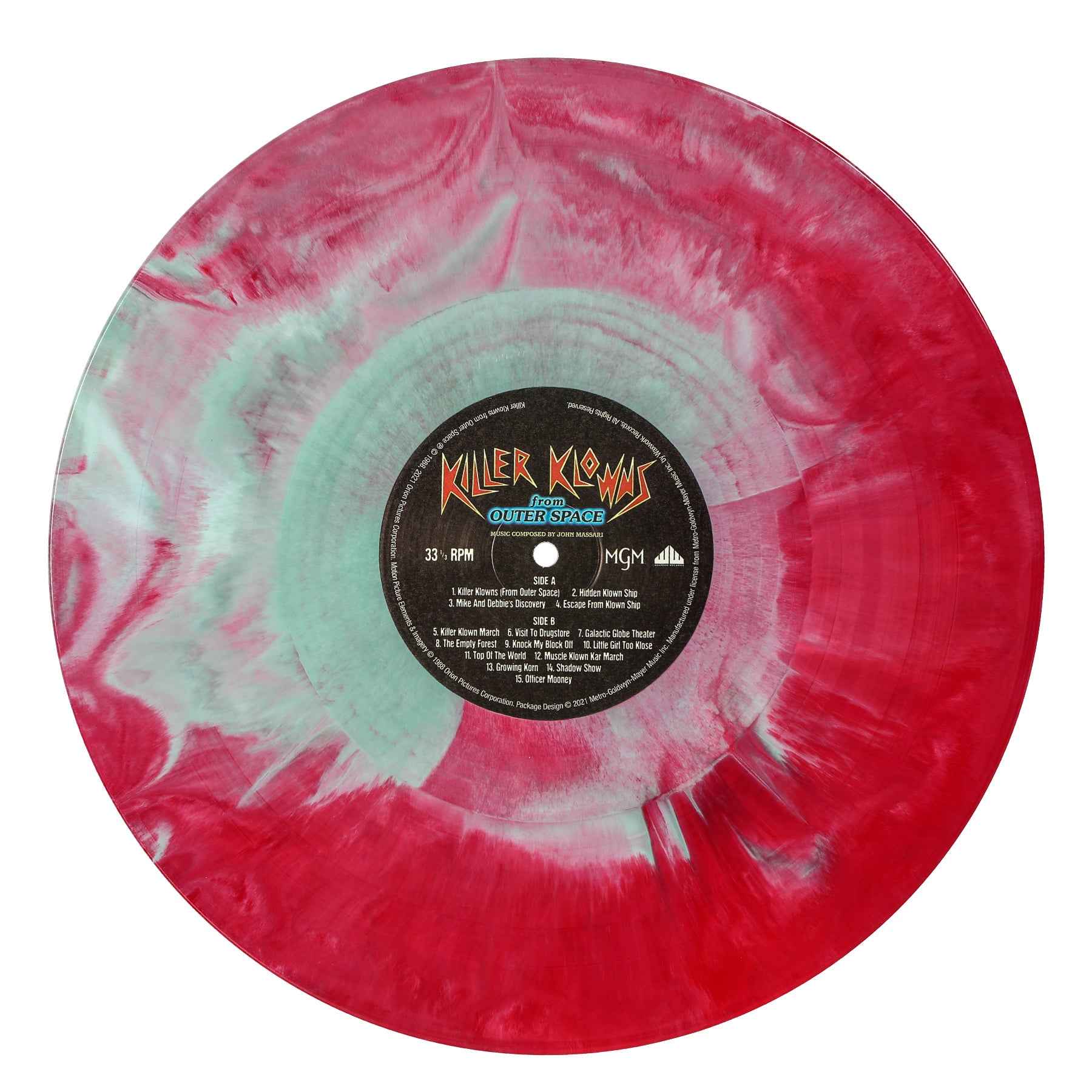Waxwork Records Killer Klowns vinyle double LP mainpoured