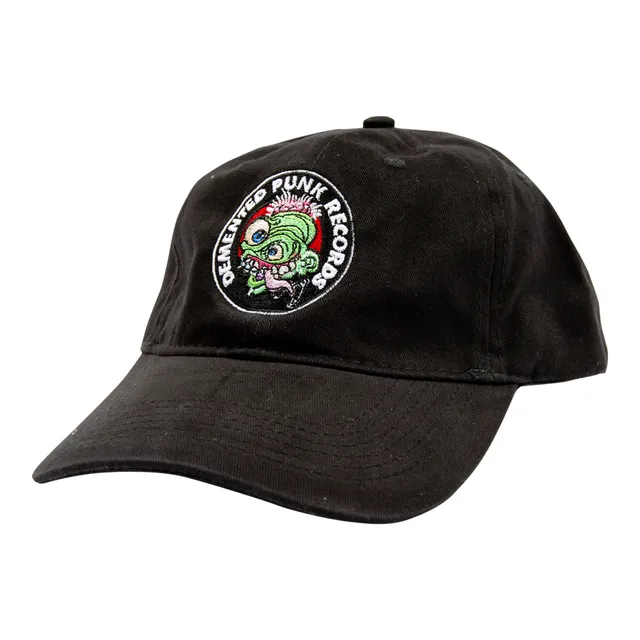 Demented Punk Logo casquette brodée noire