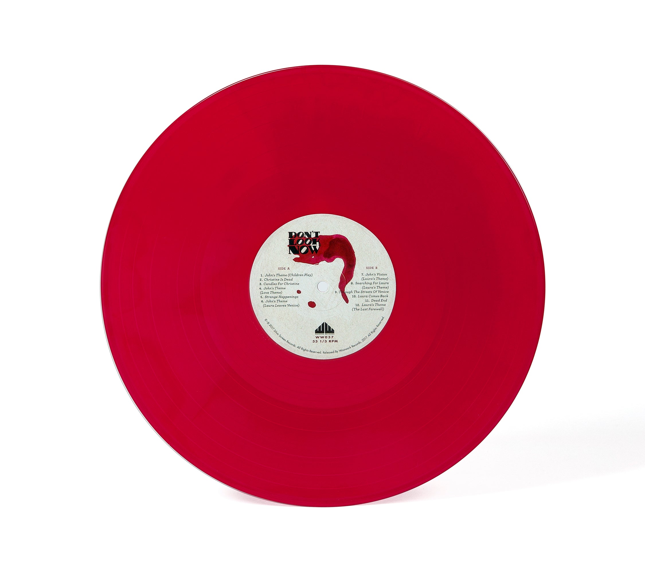 Waxwork Don't Look Now vinyle rouge Red Raincoat 180g