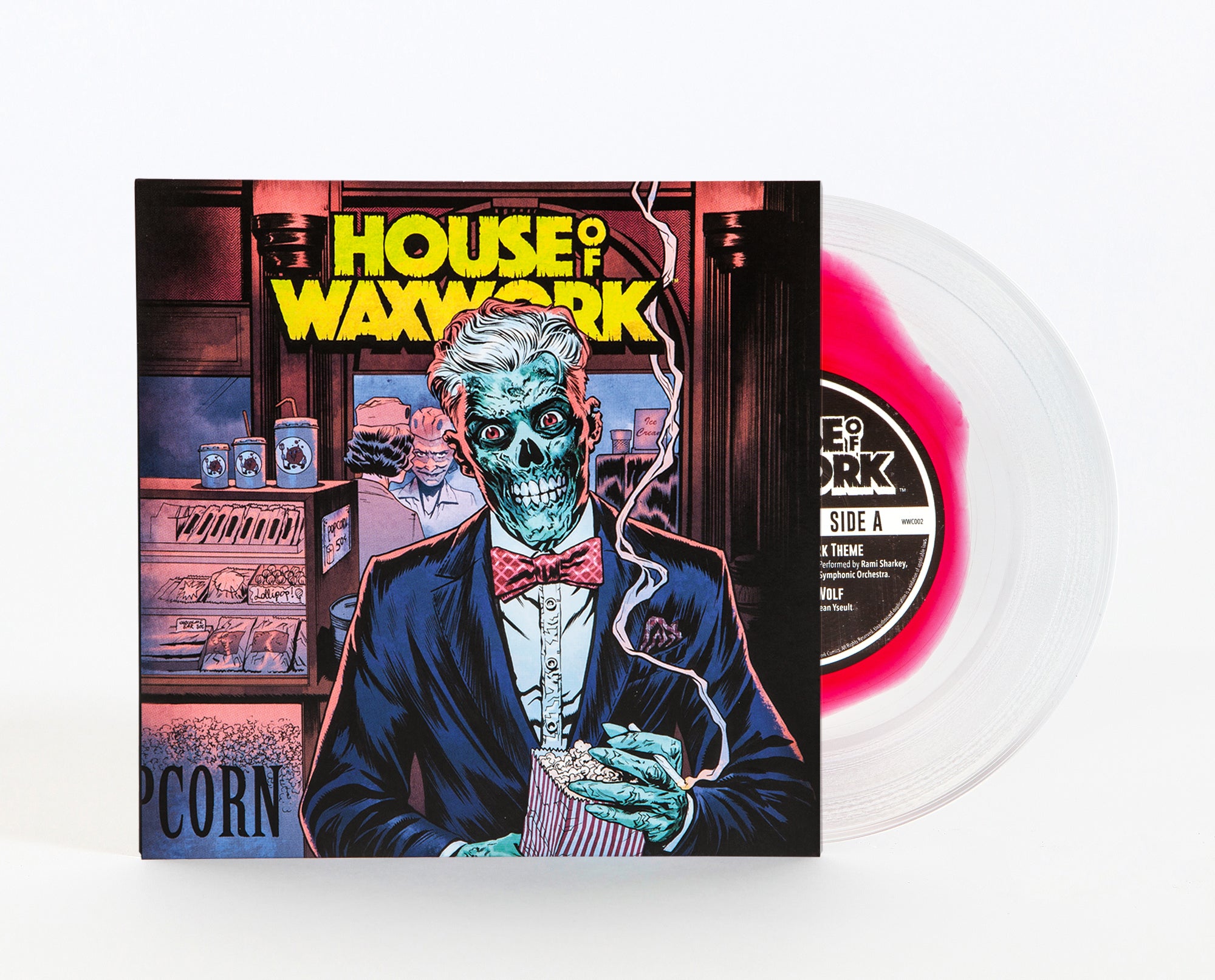 Waxwork Records House of Waxwork 2 comic + vinyle 7" horreur
