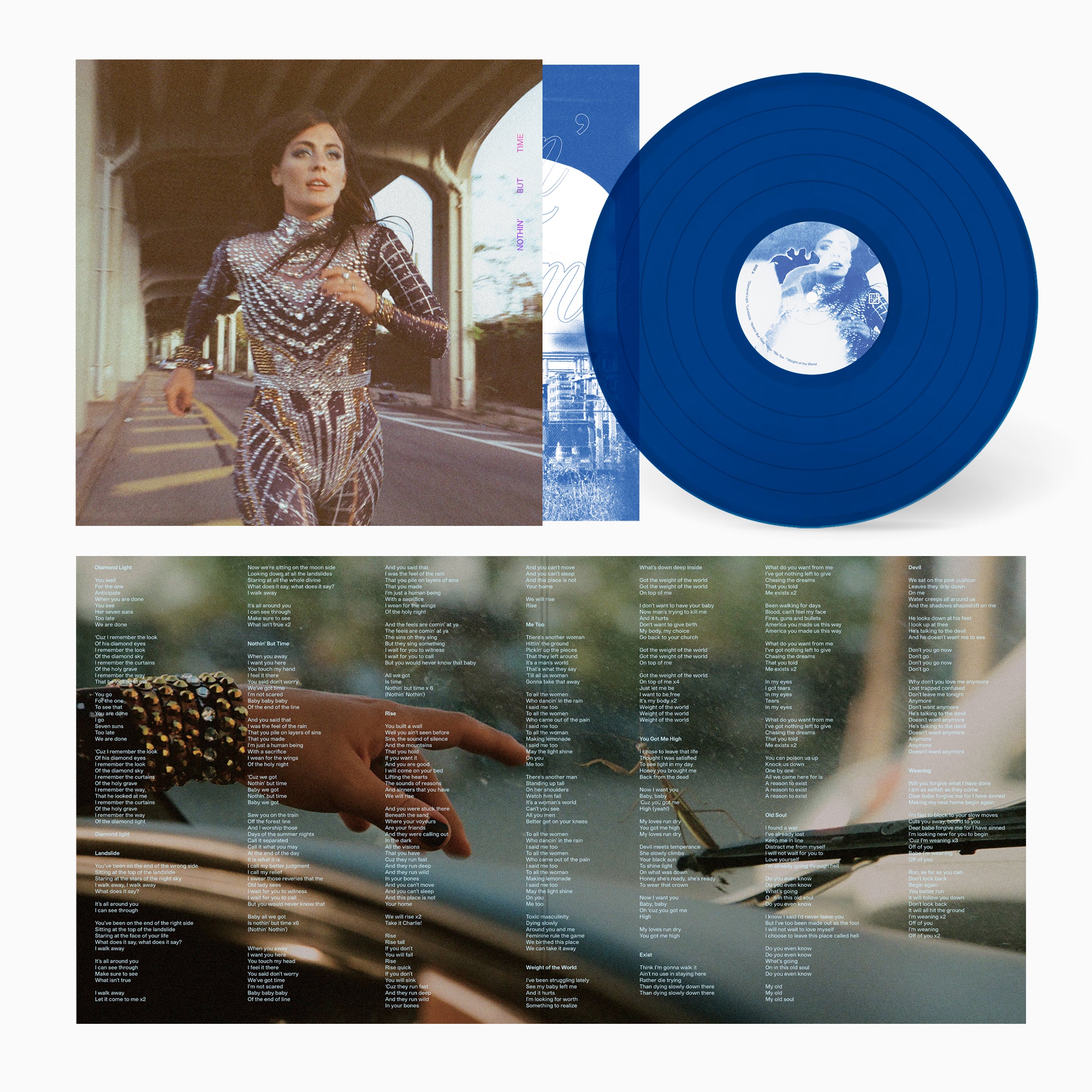 Breanna Barbara Nothin' But Time vinyle bleu transparent blues