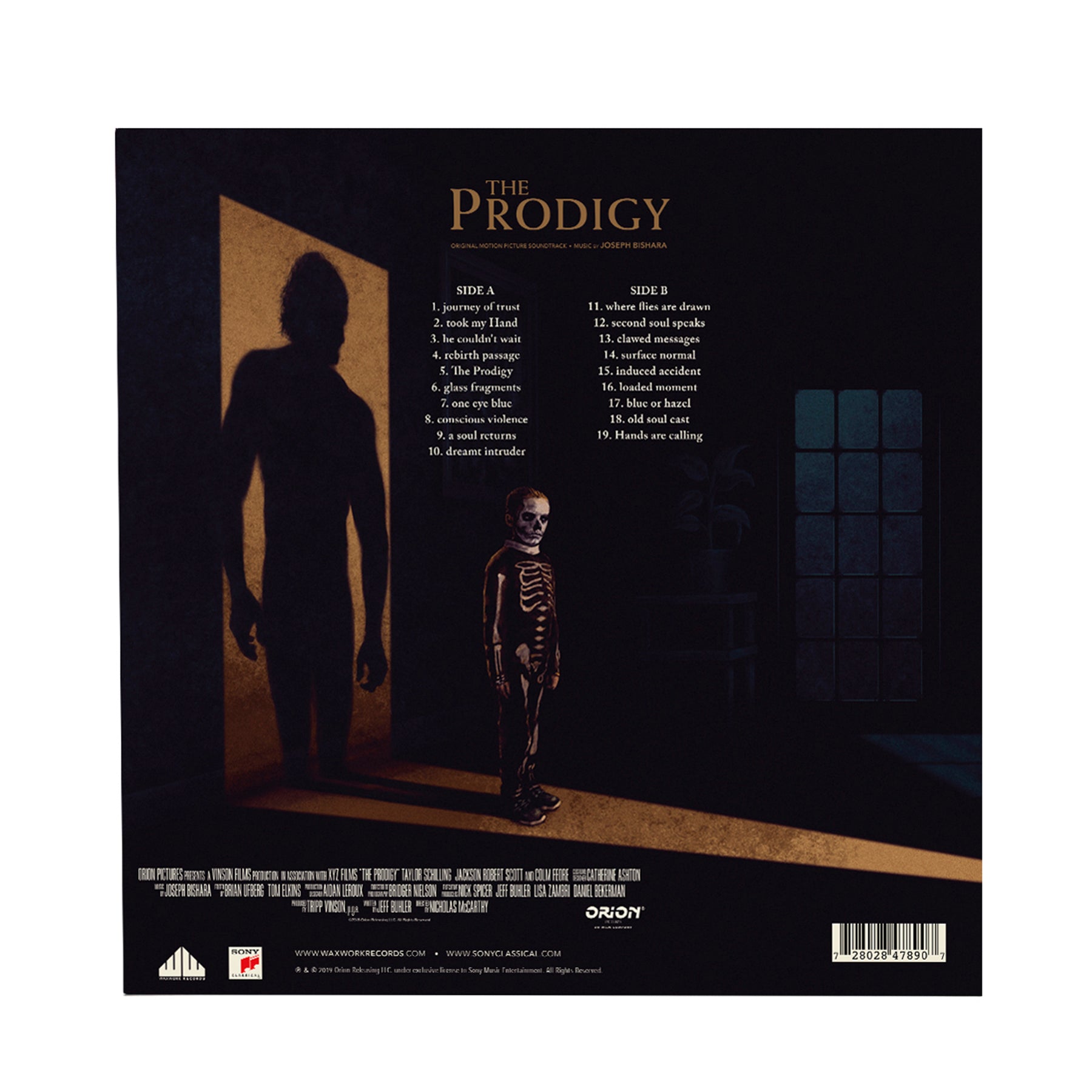 Waxwork Records The Prodigy vinyle BO bleu iris réactif UV
