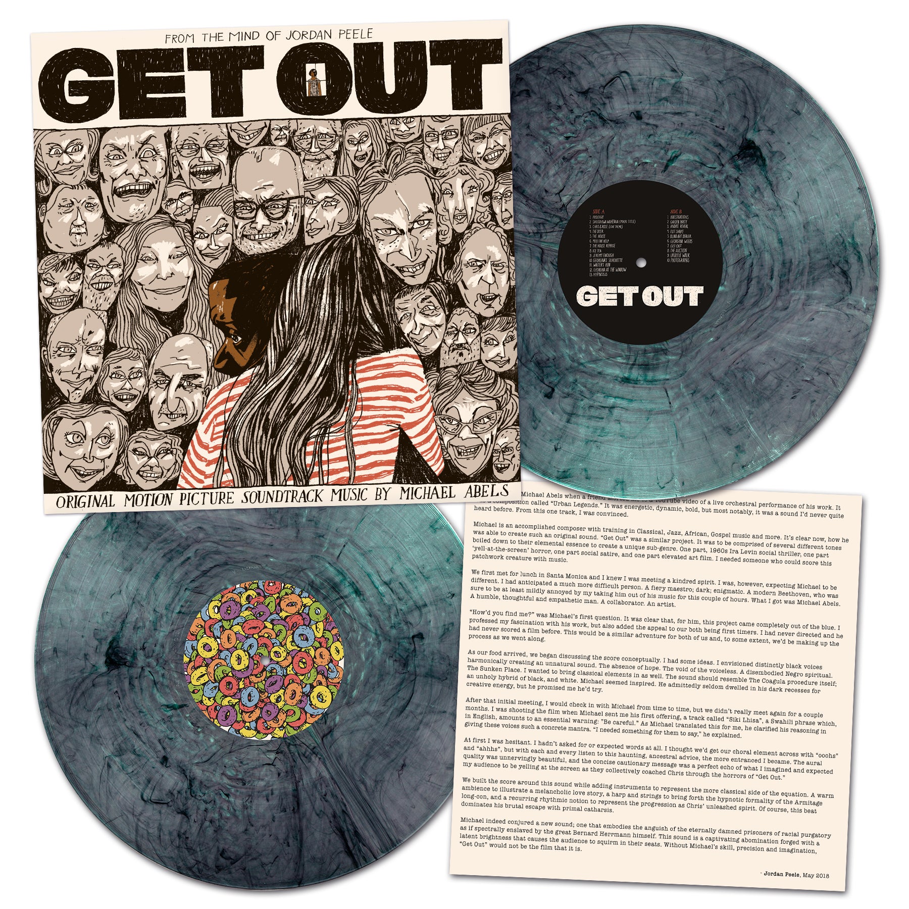 Waxwork Records Get Out vinyle double LP hypnosis