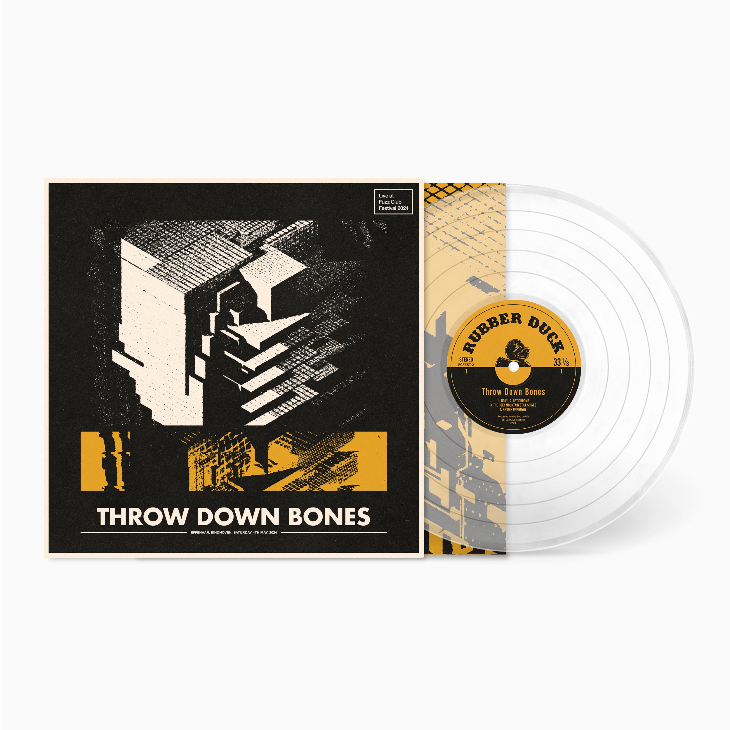 Throw Down Bones Live At Fuzz Club Festival 24 vinyle clear
