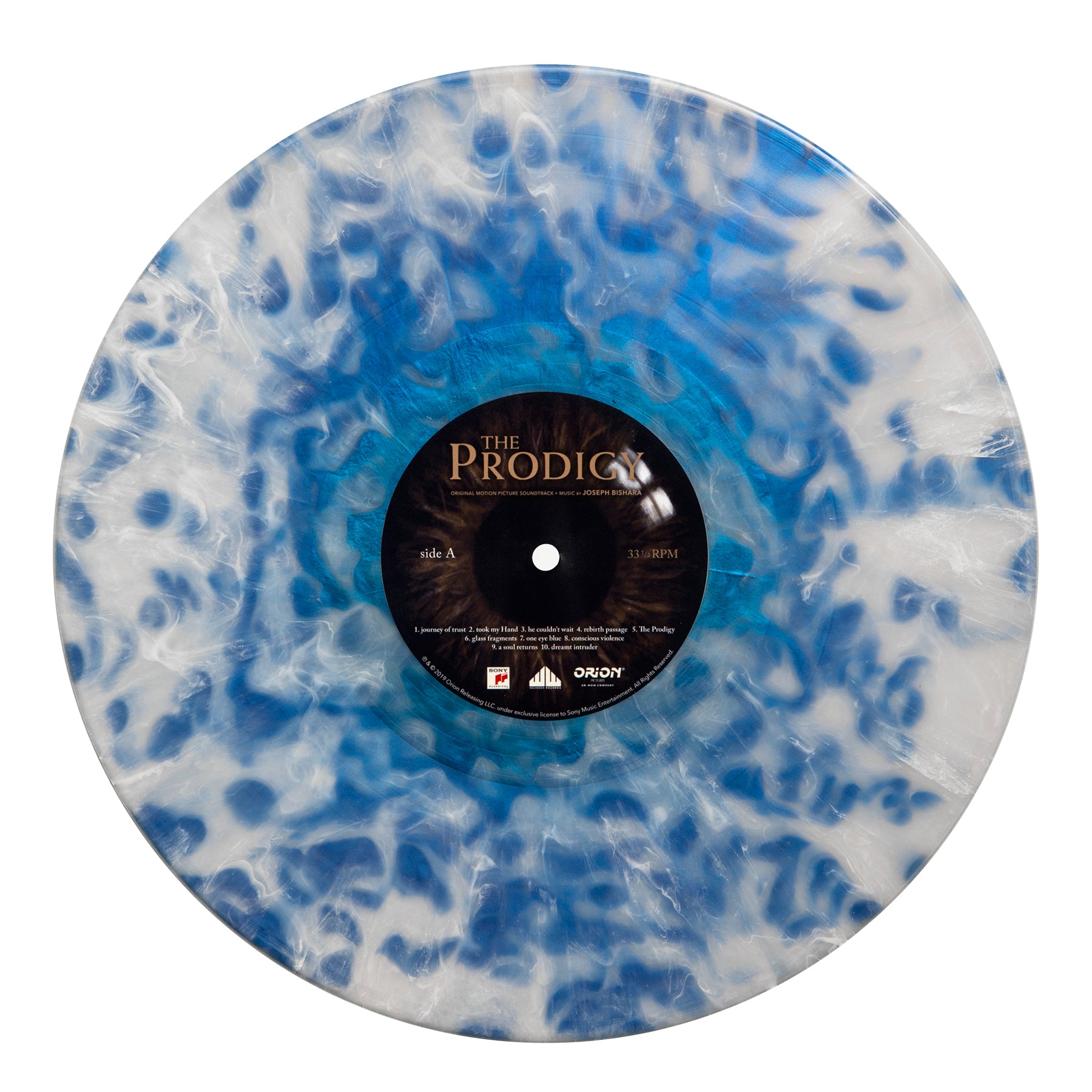 Waxwork Records The Prodigy vinyle BO bleu iris réactif UV