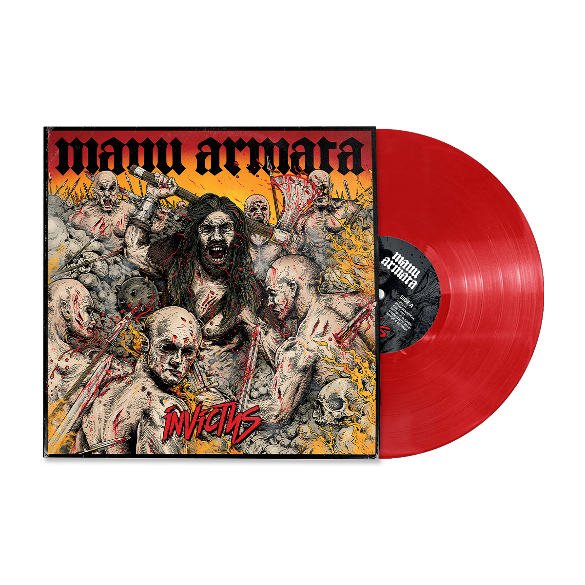 Manu Armata Invictus vinyle LP rouge hardcore
