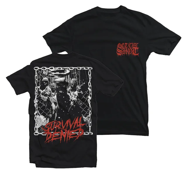 Useless Pride Records Get The Shot Survival Denied t-shirt