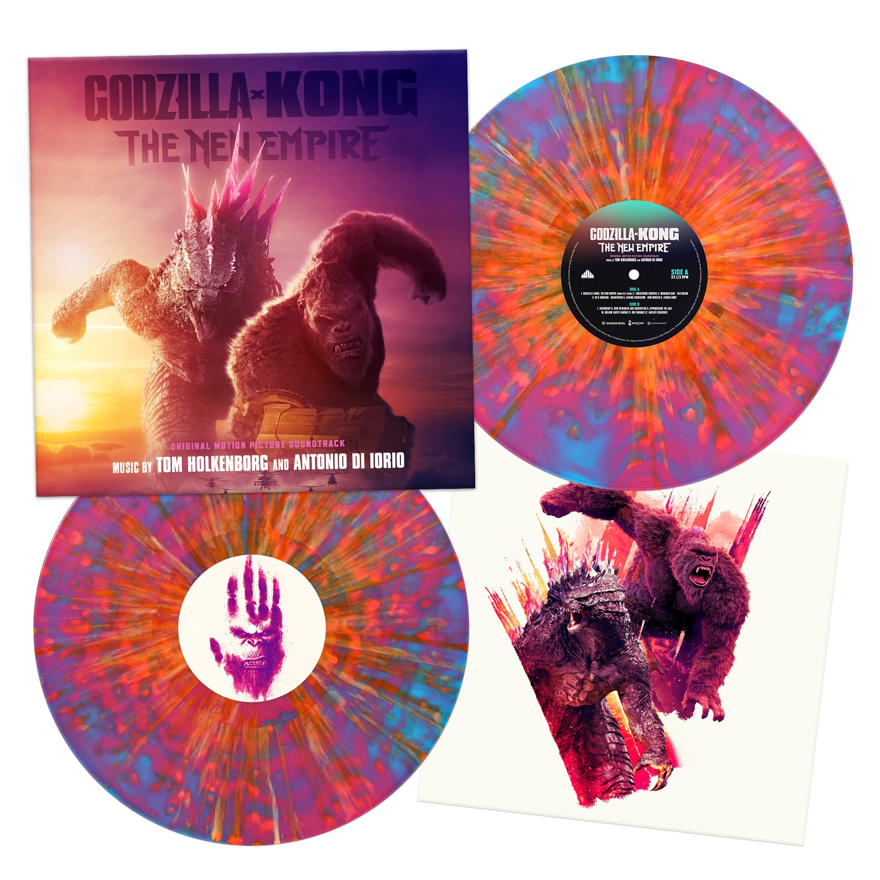 Waxwork Records Godzilla x Kong vinyle bande originale