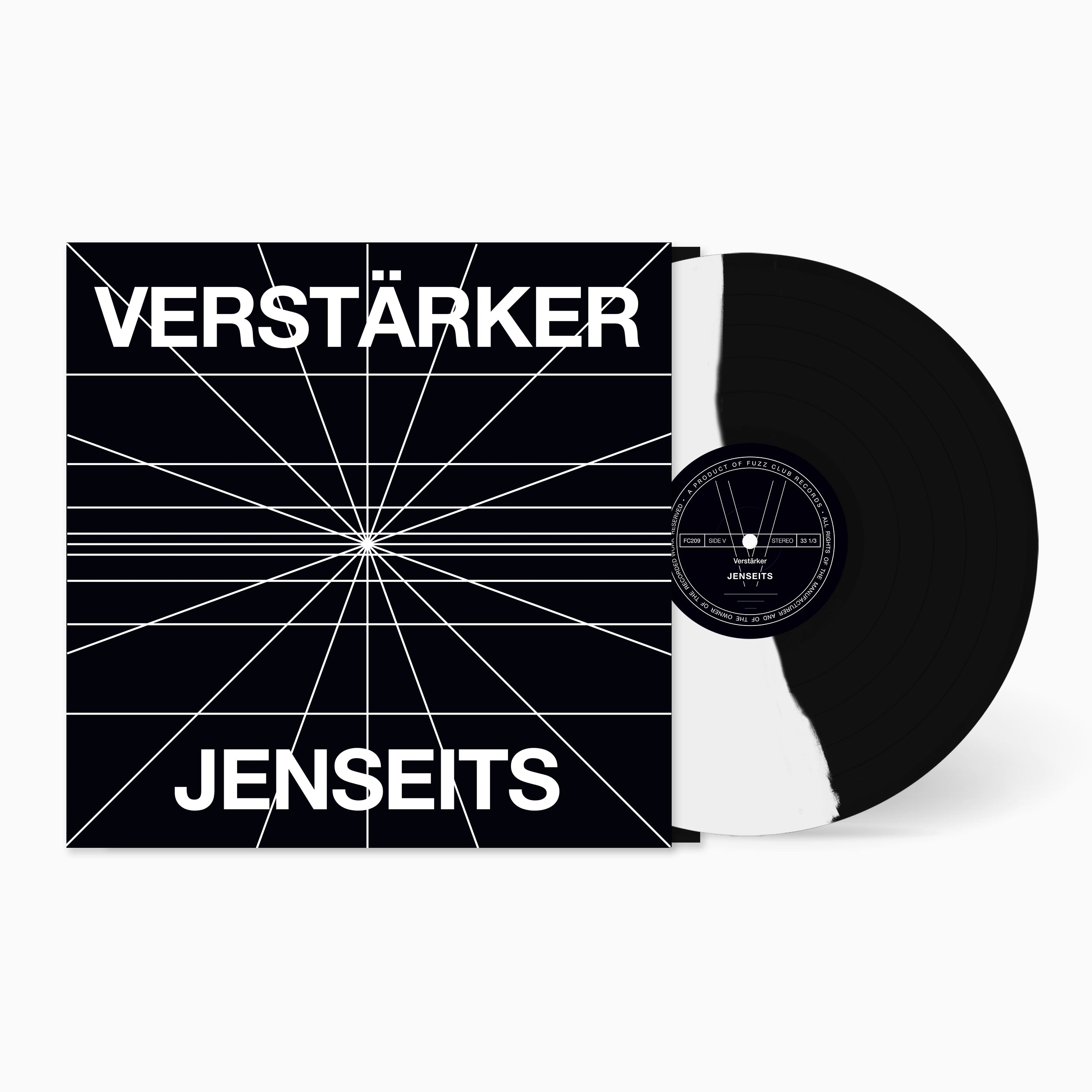 Verstärker Jenseits vinyle black & white swirl 180g