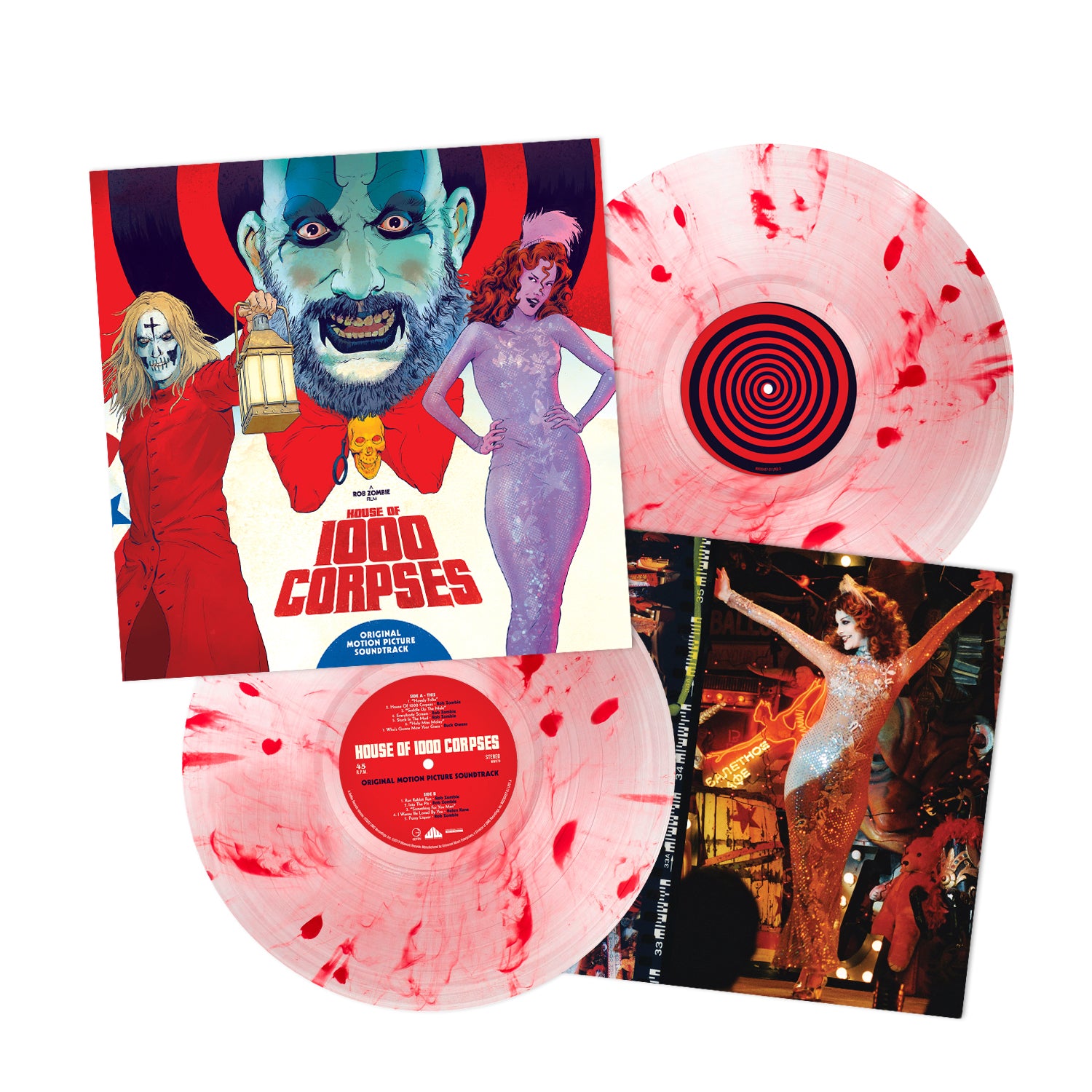 Waxwork Records House of 1000 Corpses double vinyle sang