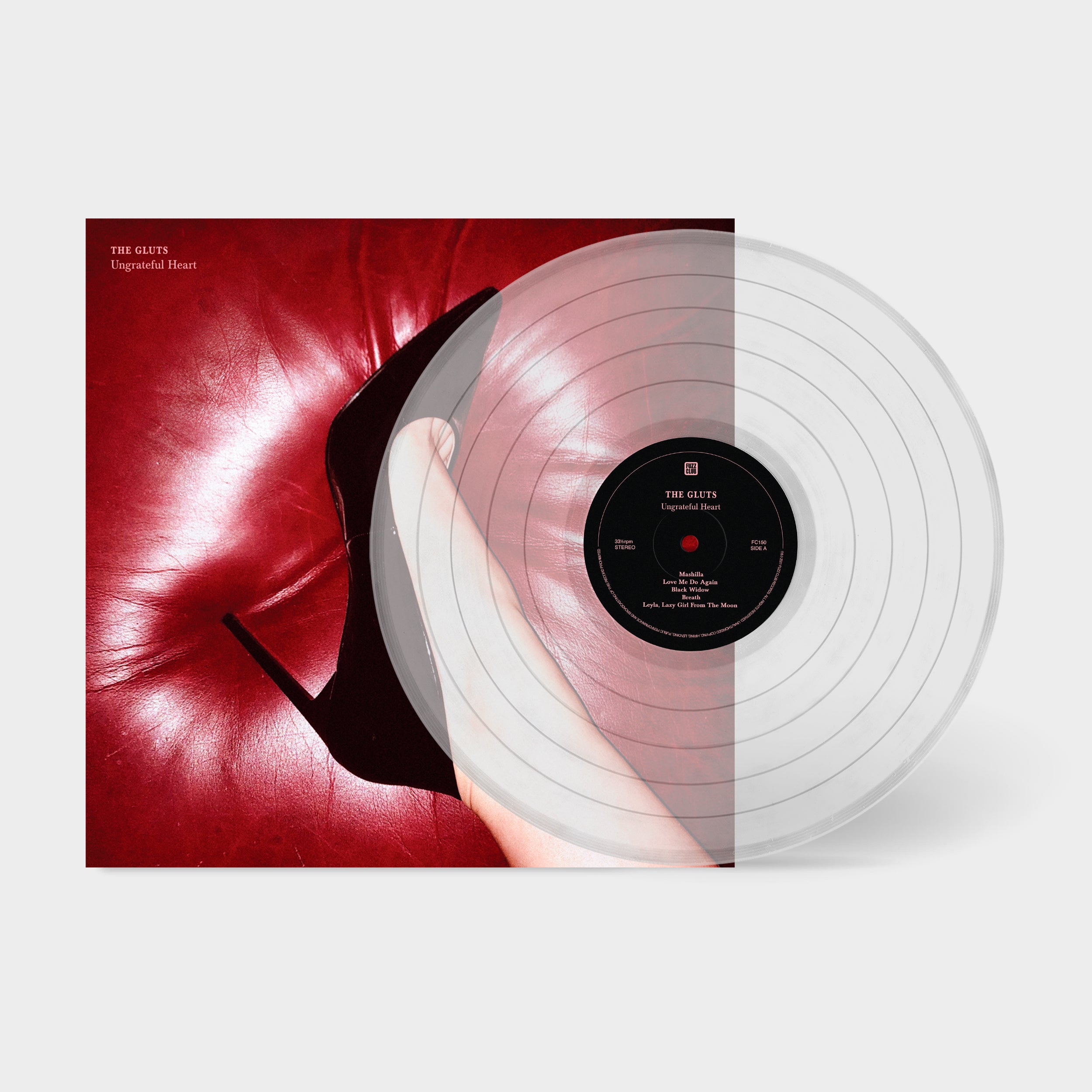 Fuzz Club The Gluts Ungrateful Heart vinyle deluxe oxblood