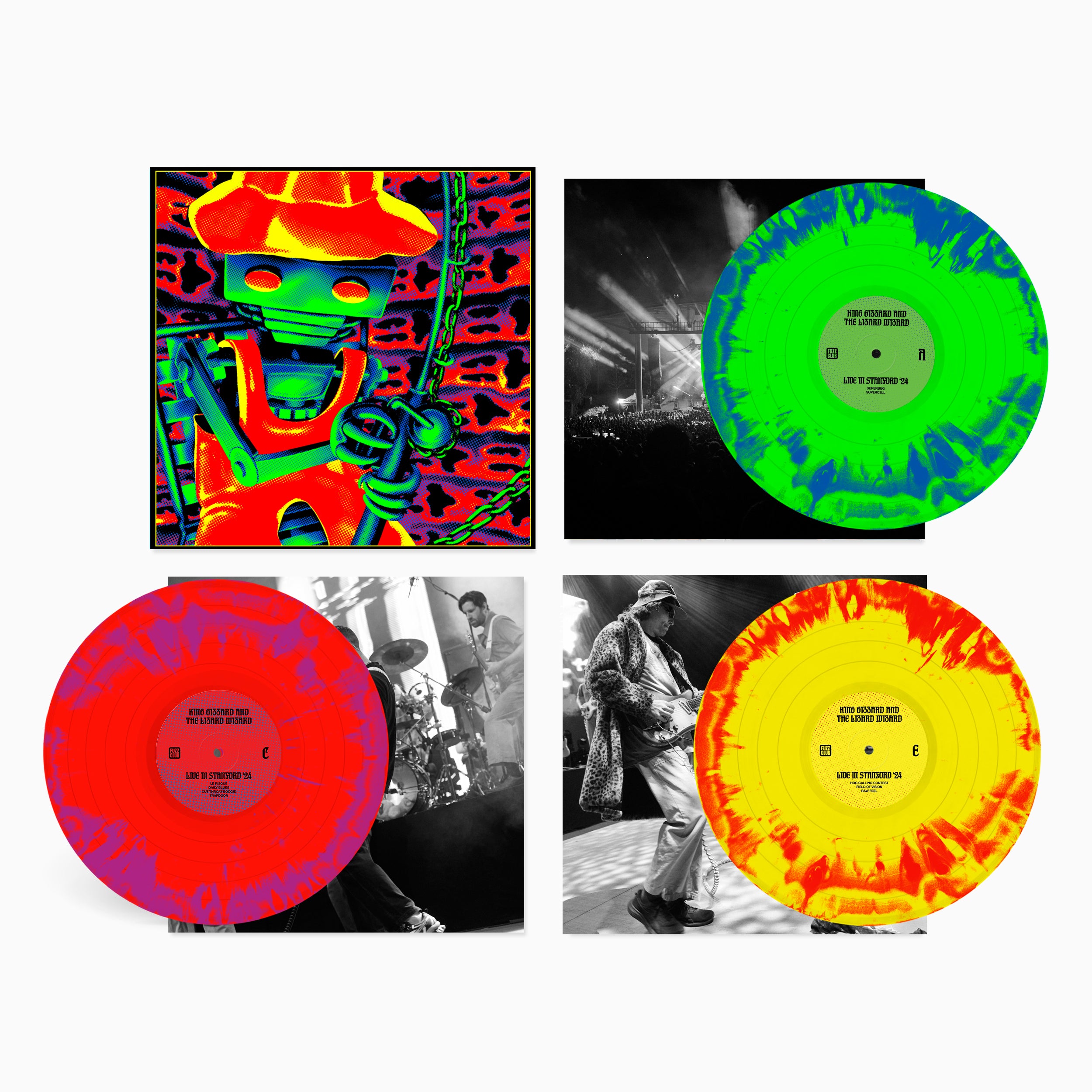 King Gizzard Live In Stanford 24 coffret vinyle 3LP