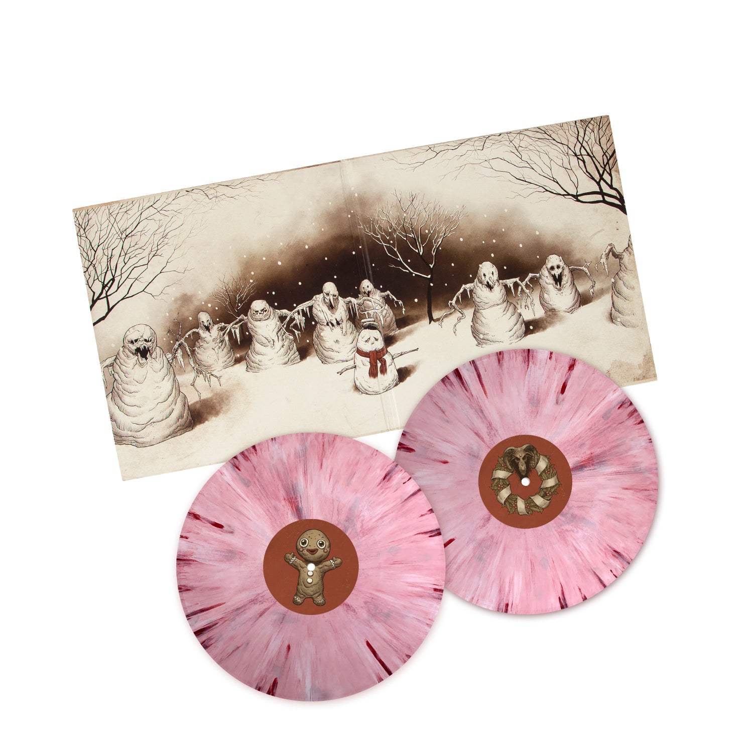 Waxwork Records Krampus vinyle 2LP Candy Cane