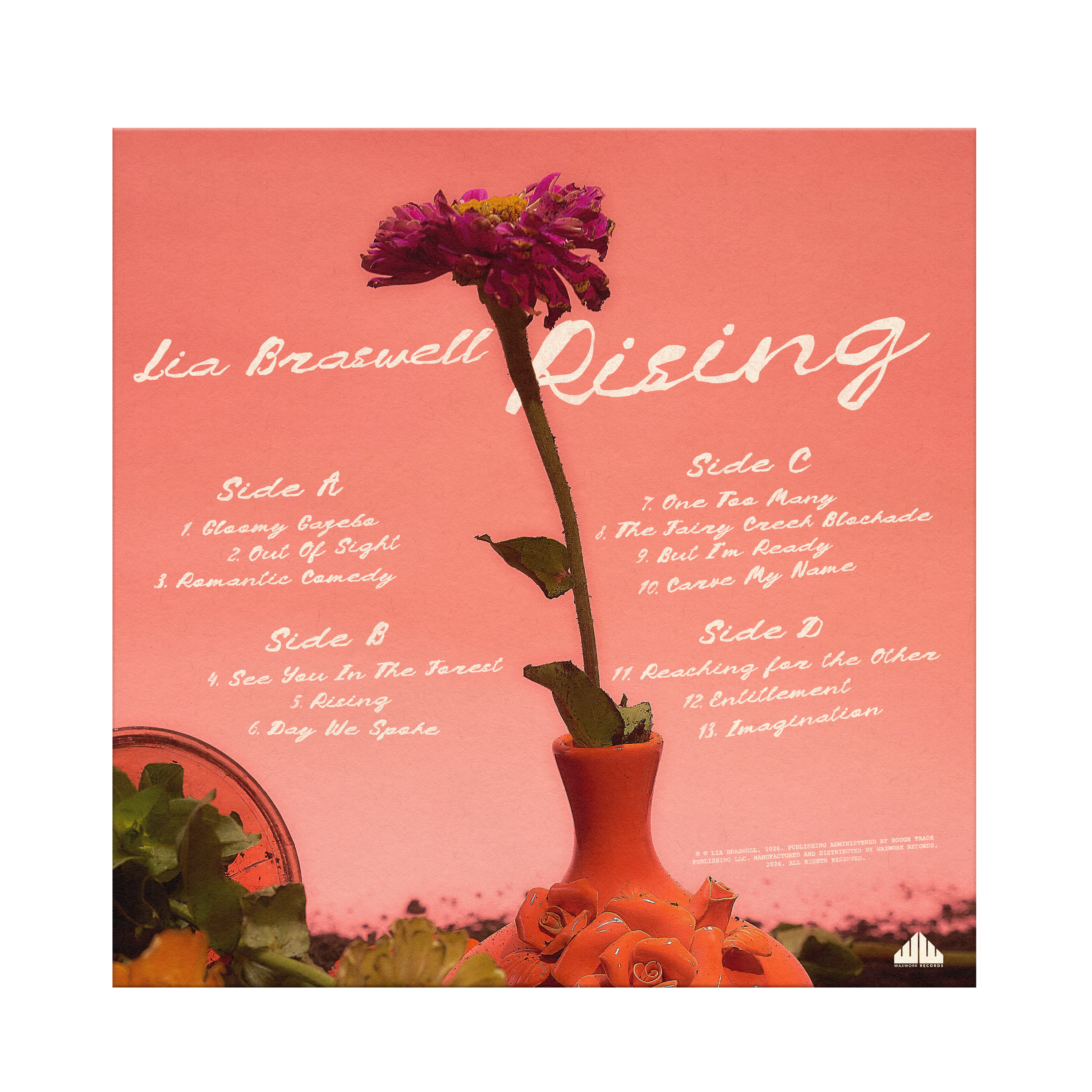 Waxwork Records Lia Braswell Rising vinyle dream folk