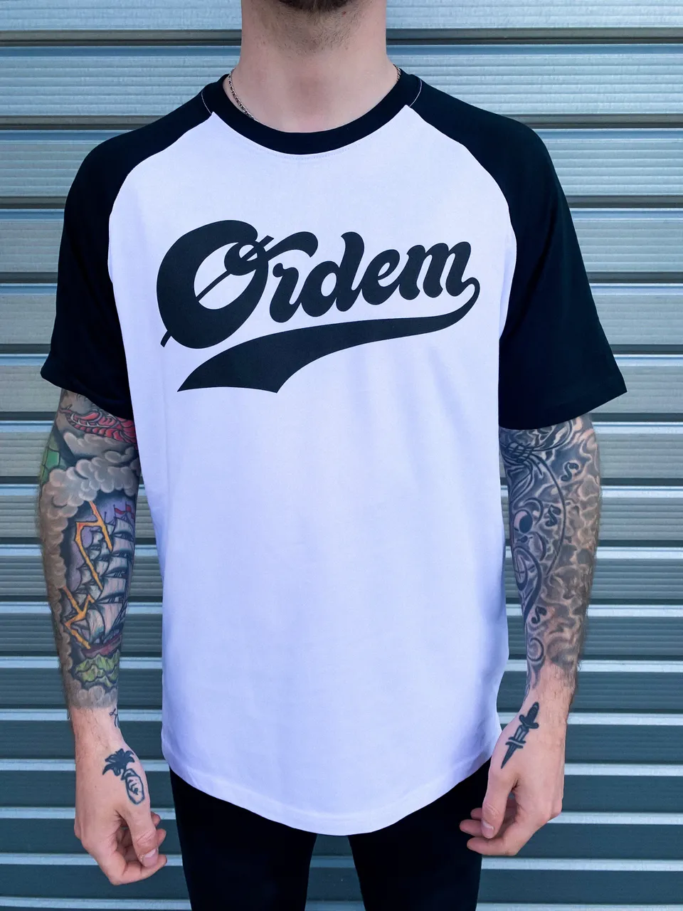 Useless Pride Records Ordem Logo t-shirt baseball