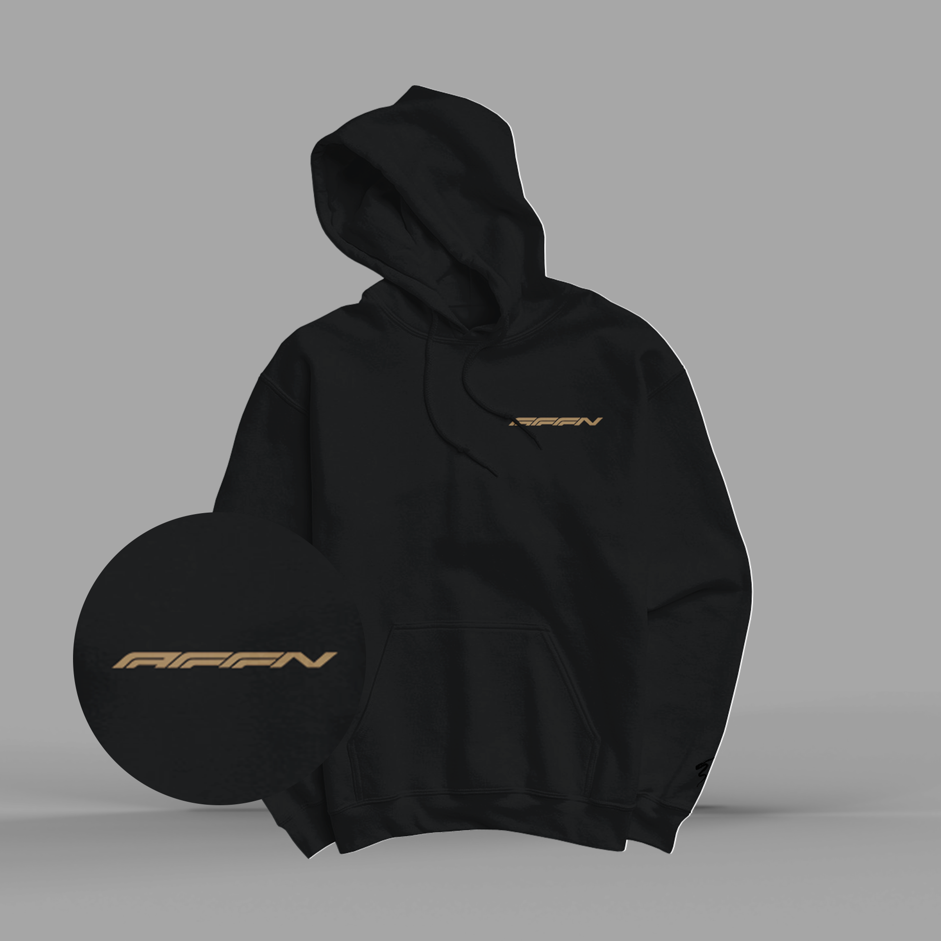 Affenpinshers Discharge R/V Hoodie sweat capuche coton bio