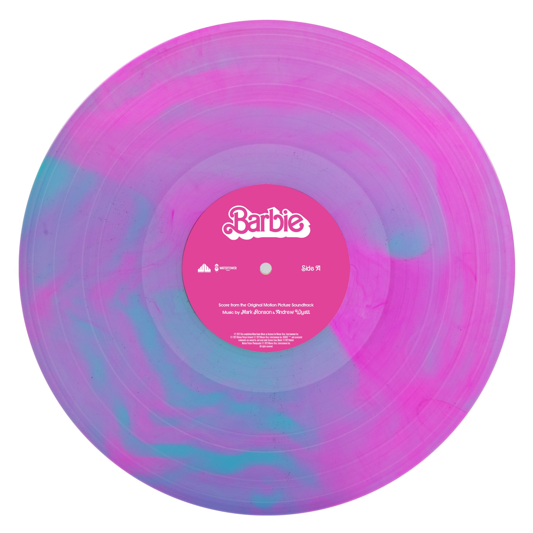 Waxwork Records Barbie vinyle score rose Neon Barbie Pink