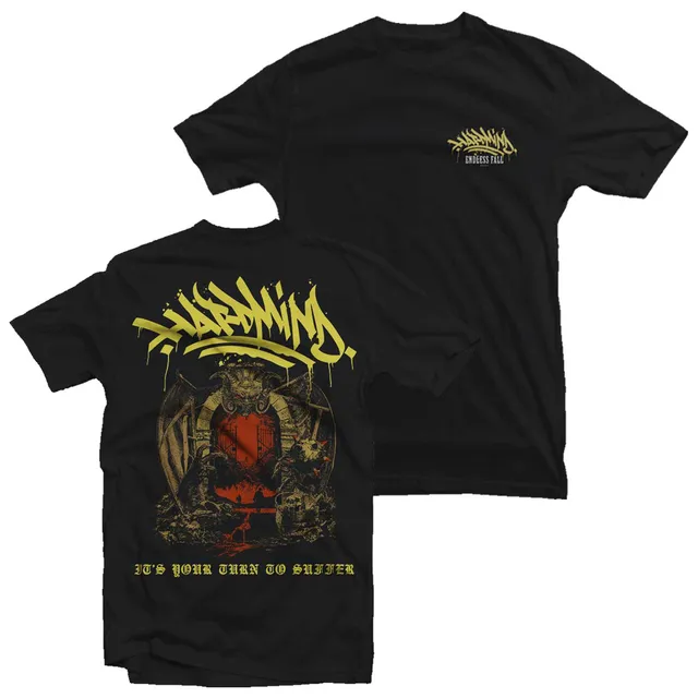 Hardmind Endless Fall t-shirt noir bio équitable