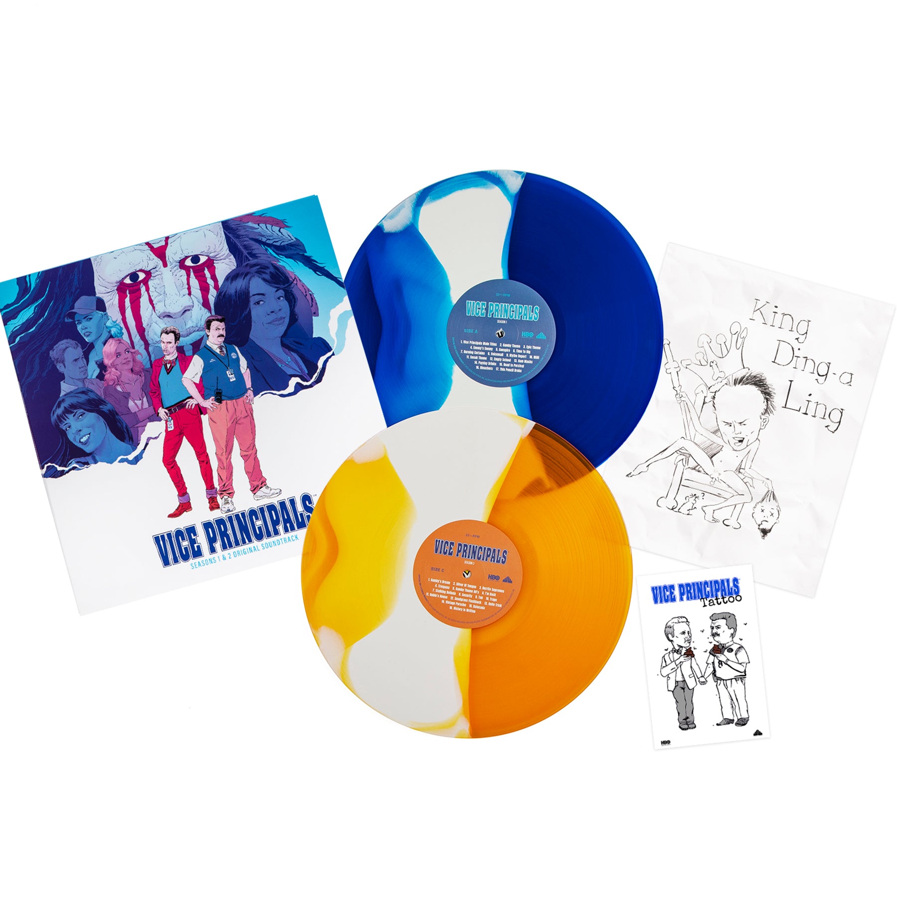 Waxwork Records Vice Principals vinyle double LP saisons 1 et 2