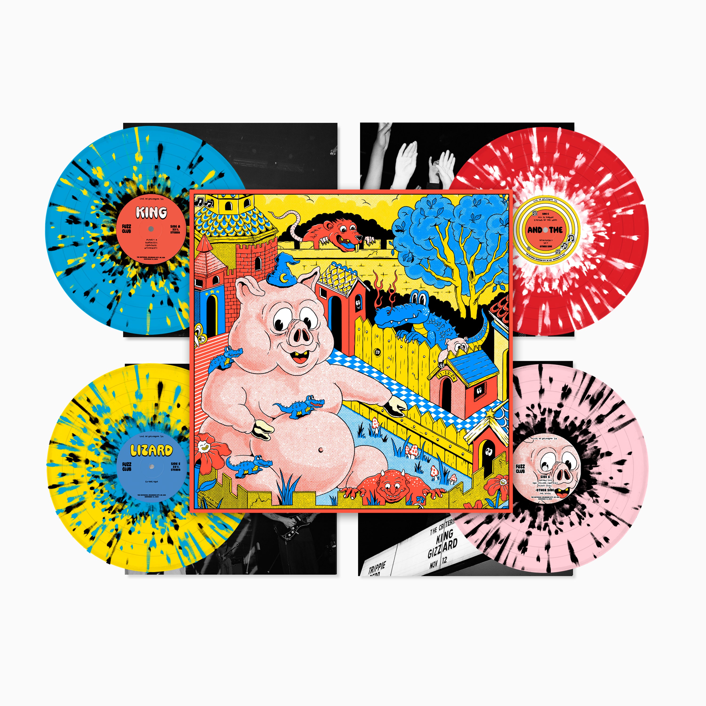 King Gizzard Live In Oklahoma City 24 coffret vinyle 4LP