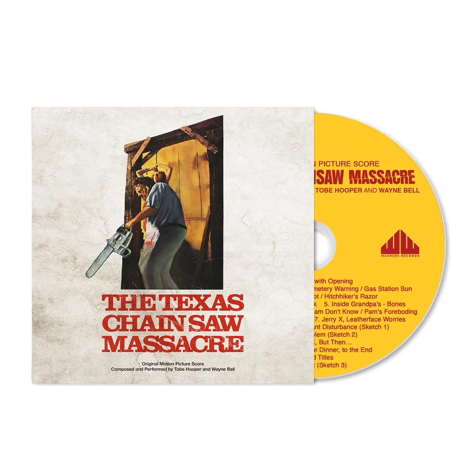 Waxwork Records Texas Chain Saw Massacre CD score officiel
