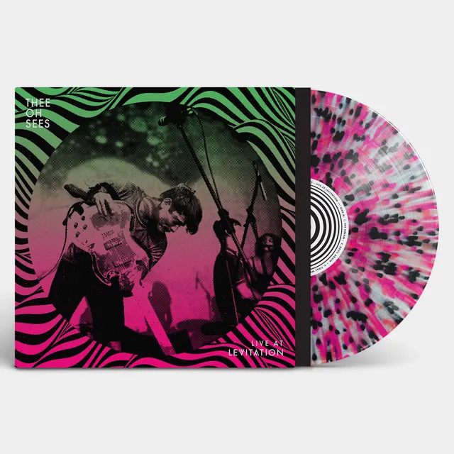 Thee Oh Sees Live At Levitation vinyle splatter rose 300 ex