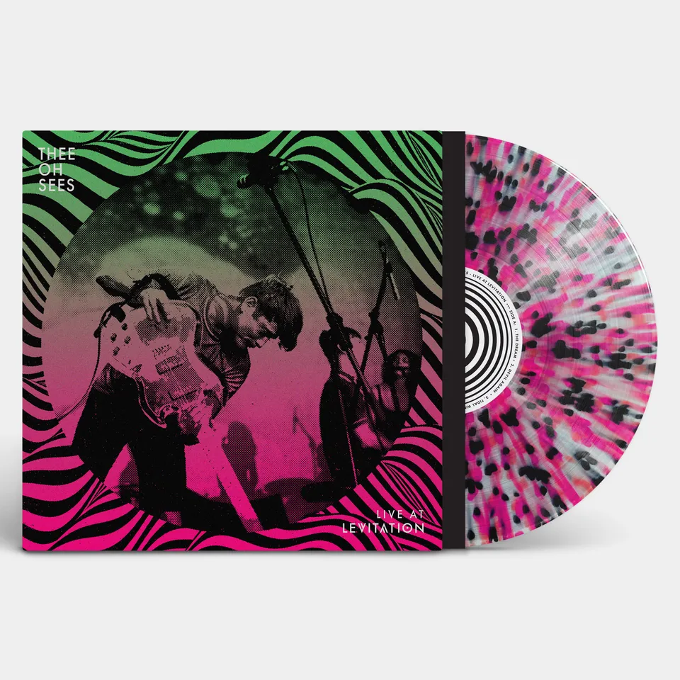 Thee Oh Sees Live At Levitation vinyle splatter rose 300 ex