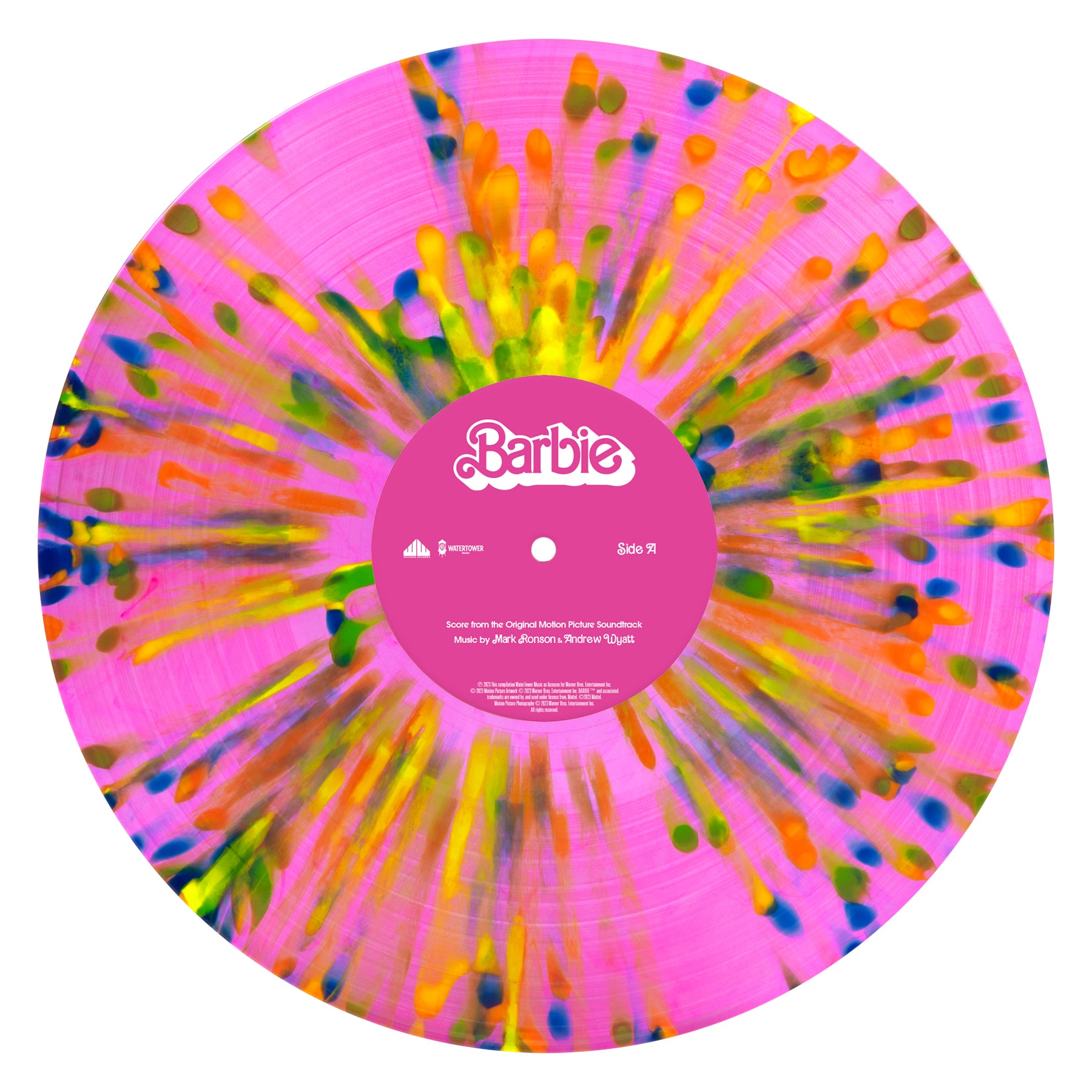 Waxwork Records Barbie vinyle score rose Neon Barbie Pink