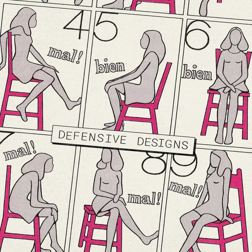 Unschooling Defensive Designs vinyle 12" rose 180g