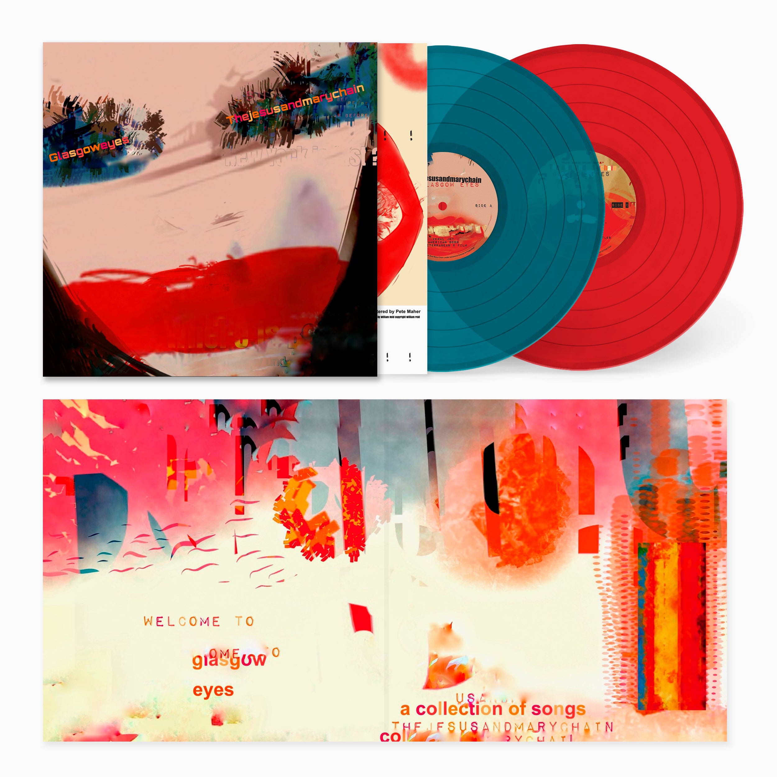 The Jesus And Mary Chain Glasgow Eyes vinyle bleu clair