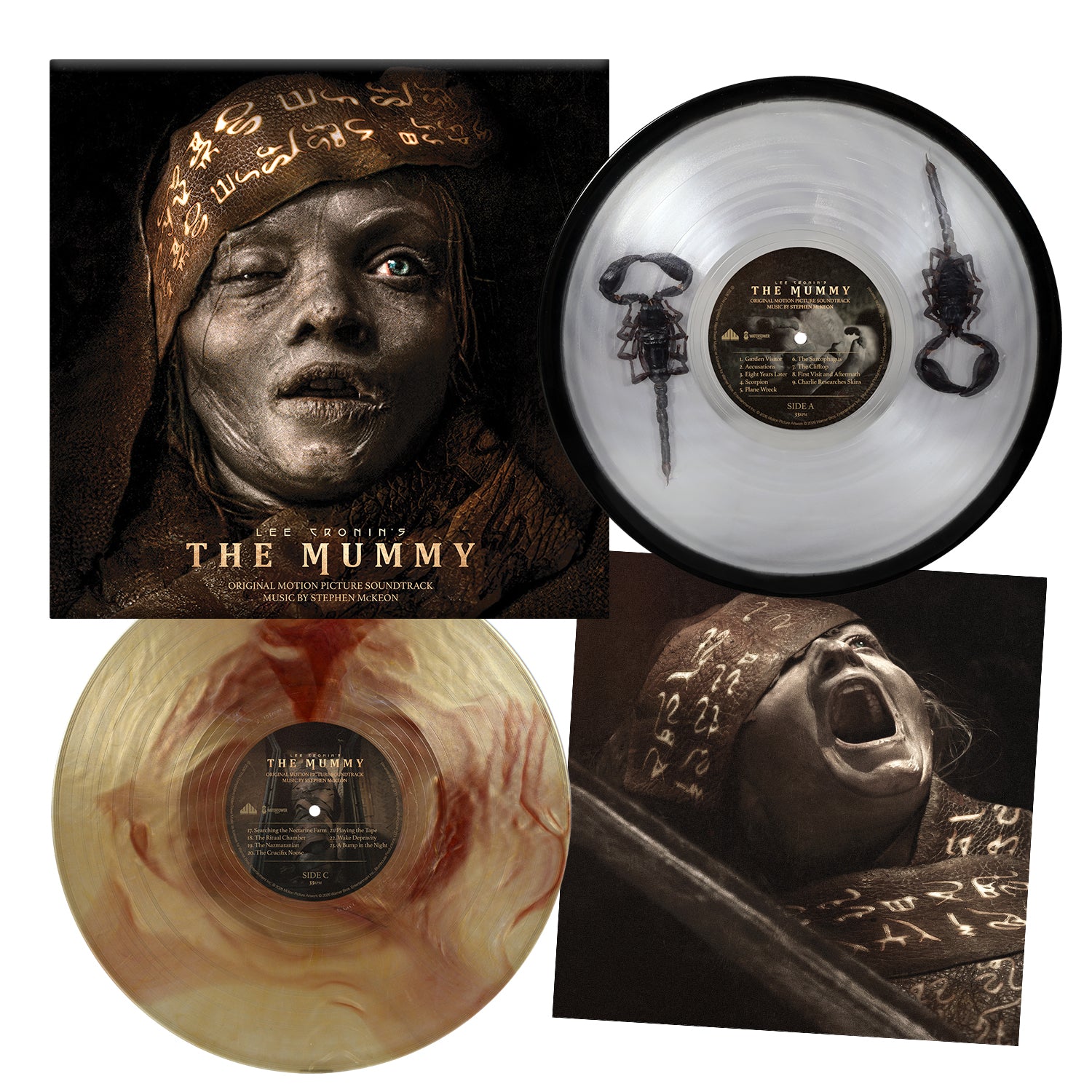 Waxwork Records The Mummy vinyle Blood & Sand 2LP