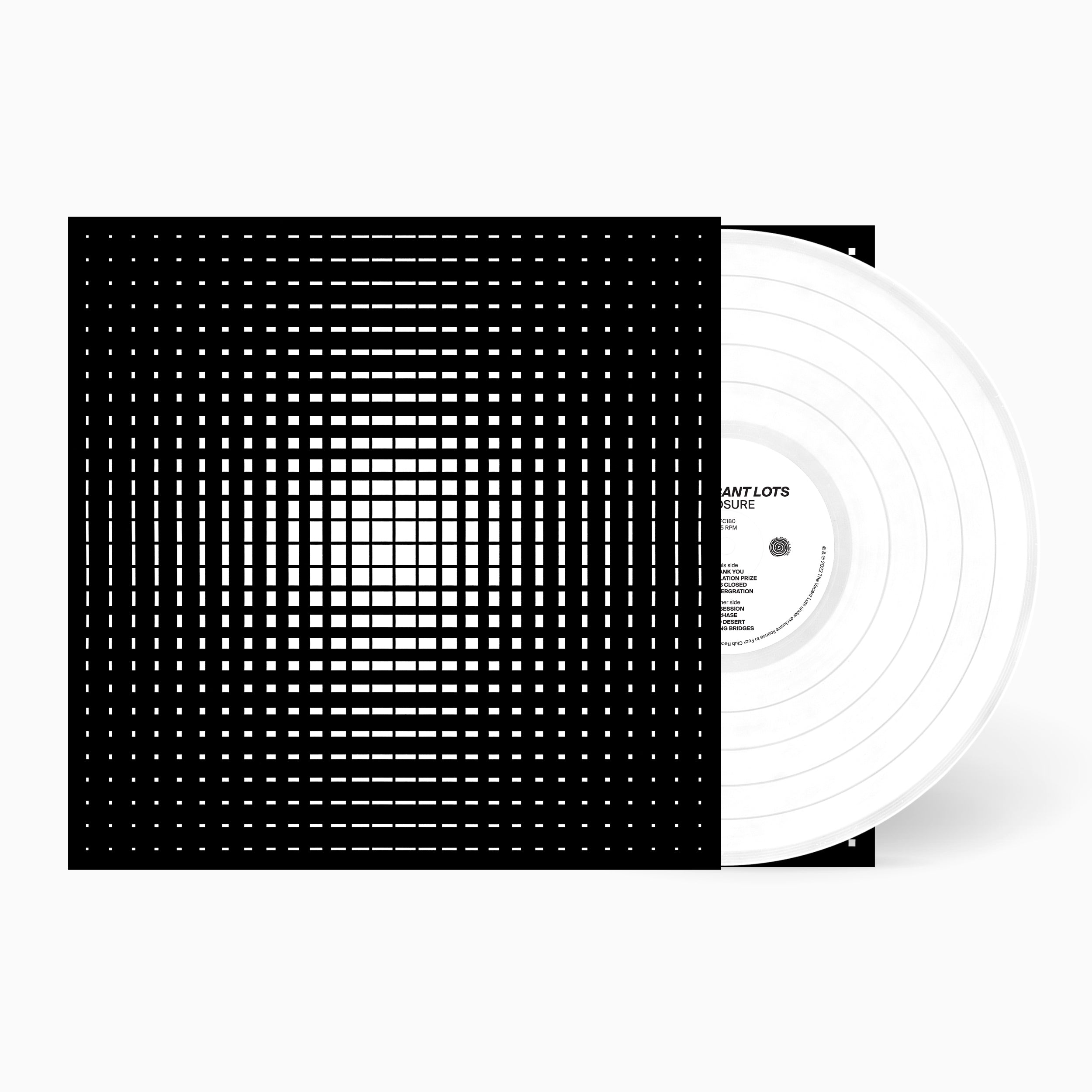 The Vacant Lots Closure vinyle blanc LP
