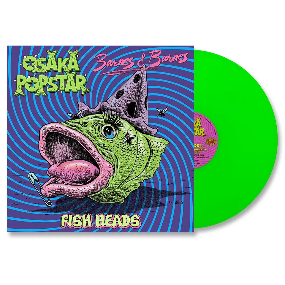 Osaka Popstar Fish Heads maxi 12" vinyle vert néon
