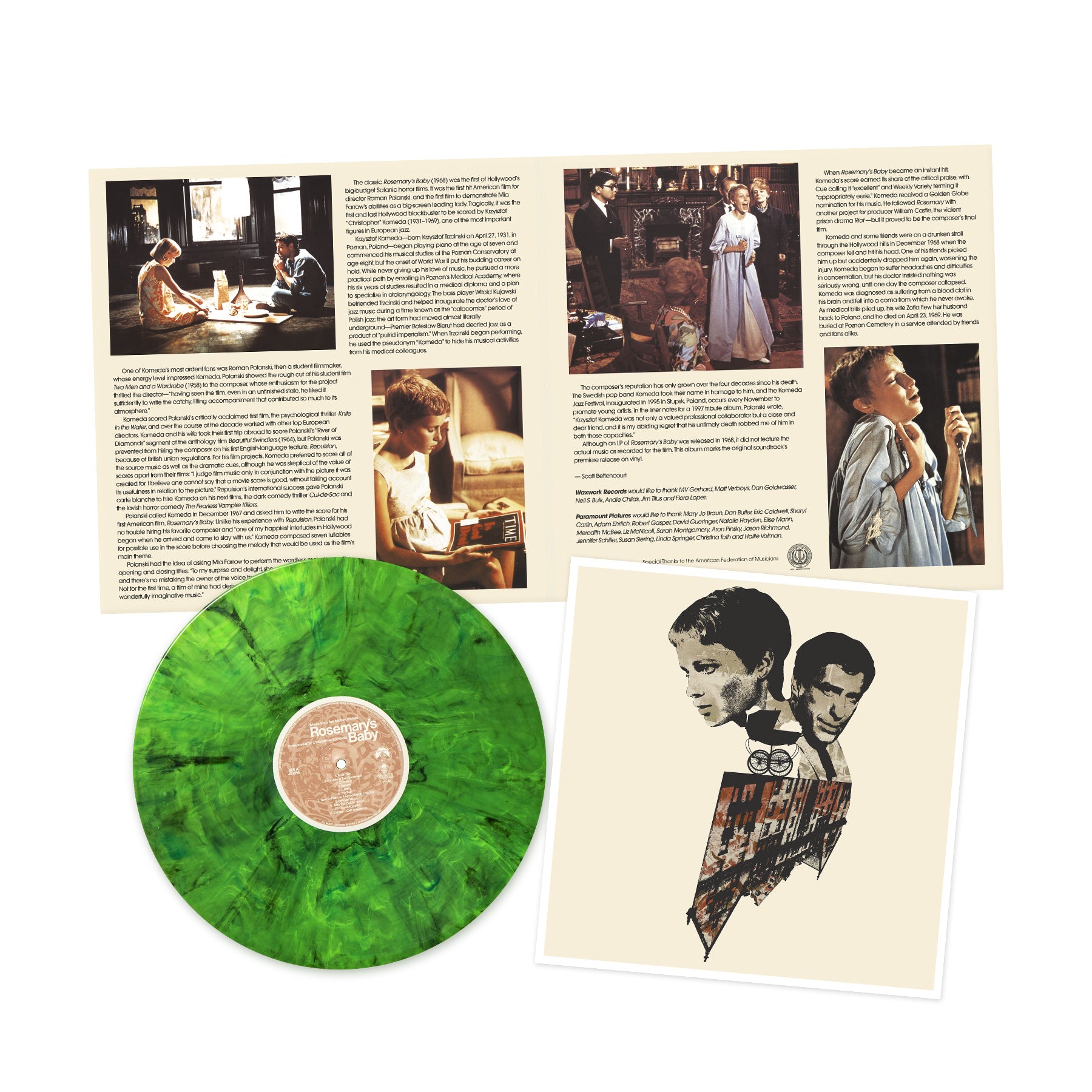Waxwork Records Rosemary's Baby vinyle Tannis Root 180g