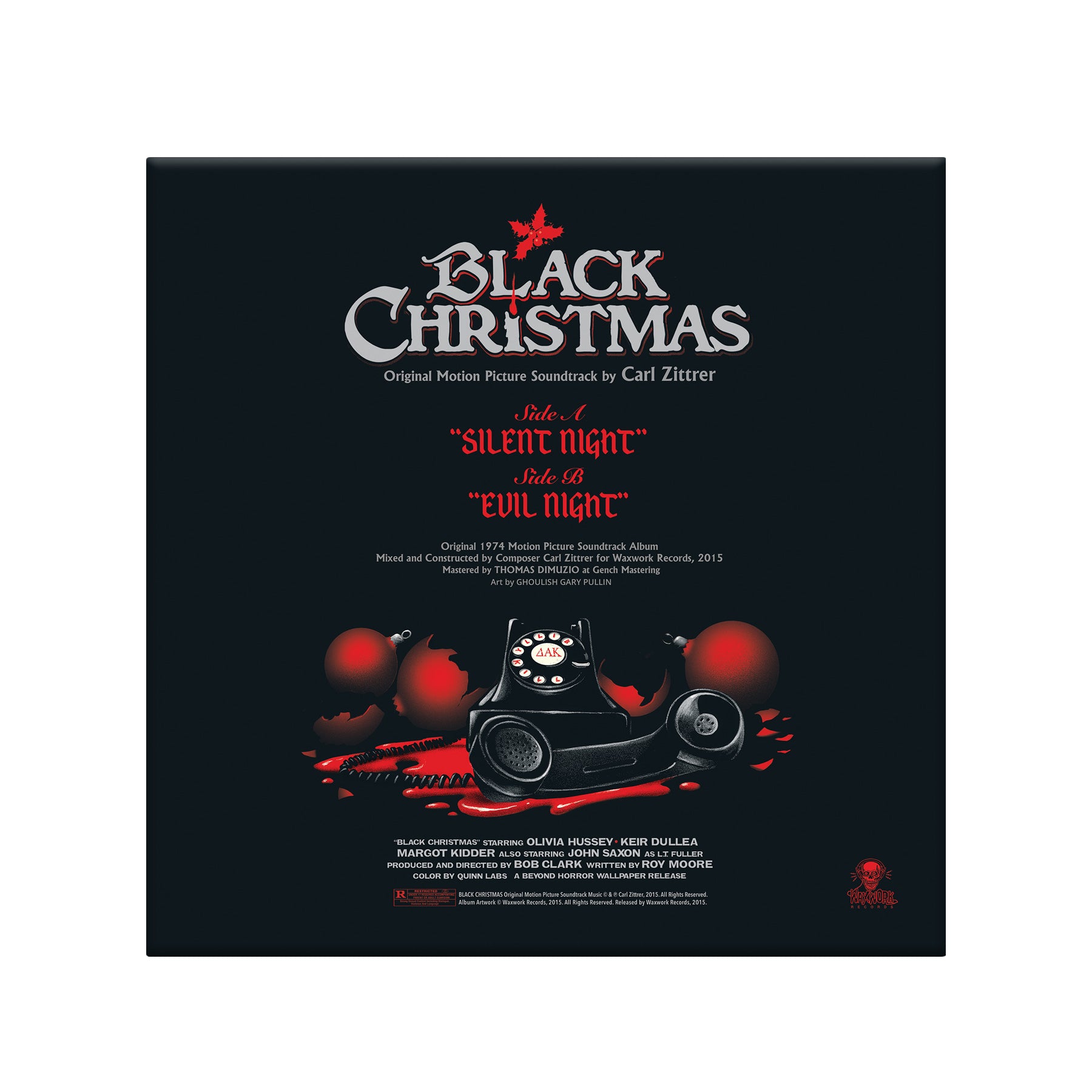 Waxwork Records Black Christmas vinyle rouge 180g