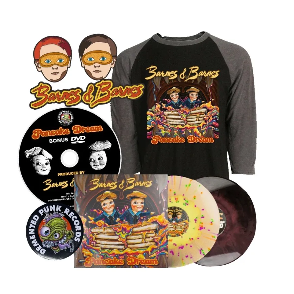 Barnes & Barnes Pancake Dream bundle vinyle 2LP splatter signé