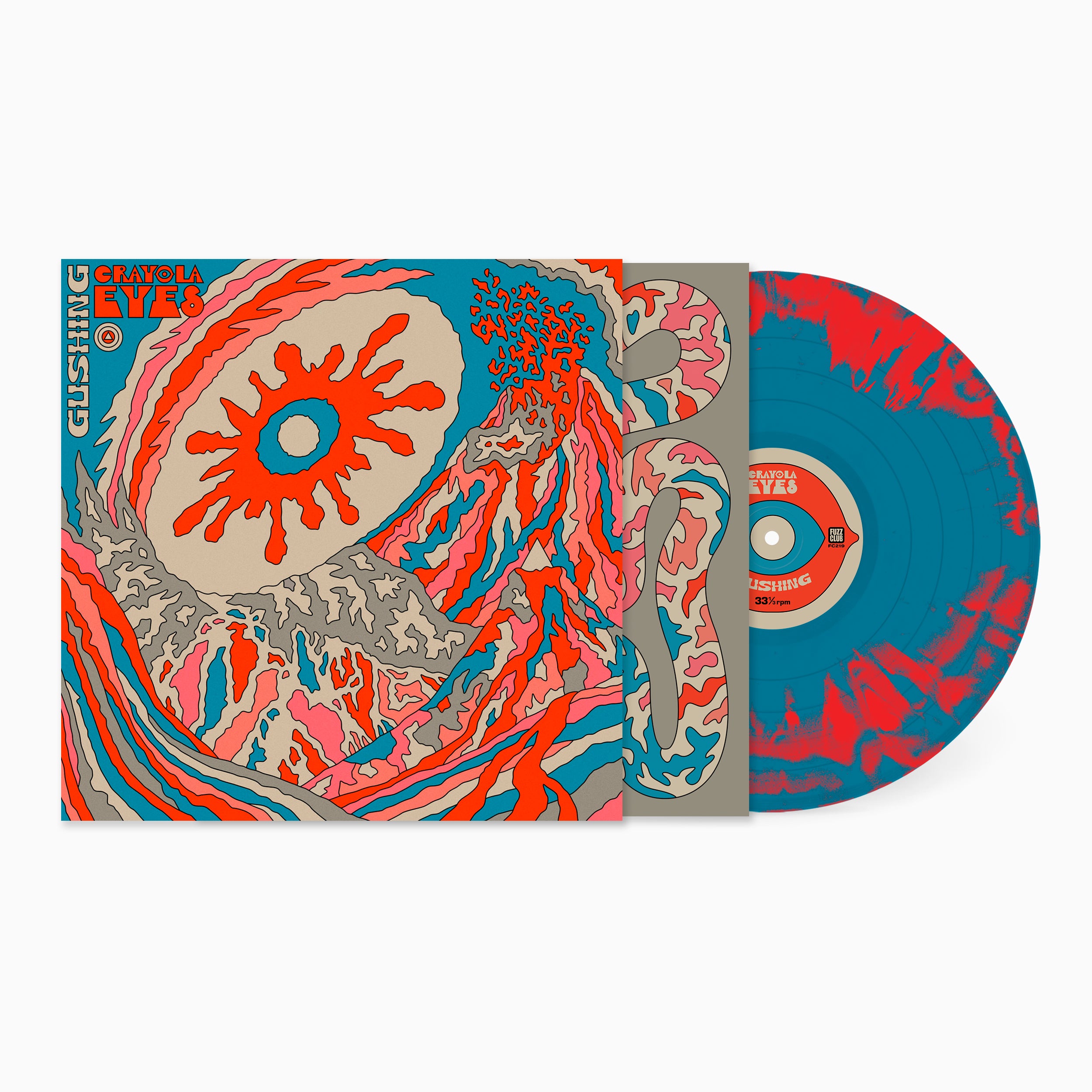 Crayola Eyes Gushing vinyle test pressing psychédélique