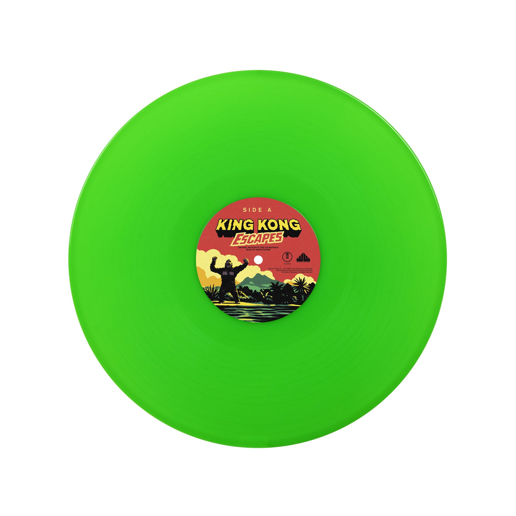 Waxwork Records King Kong Escapes vinyle vert Element X BO