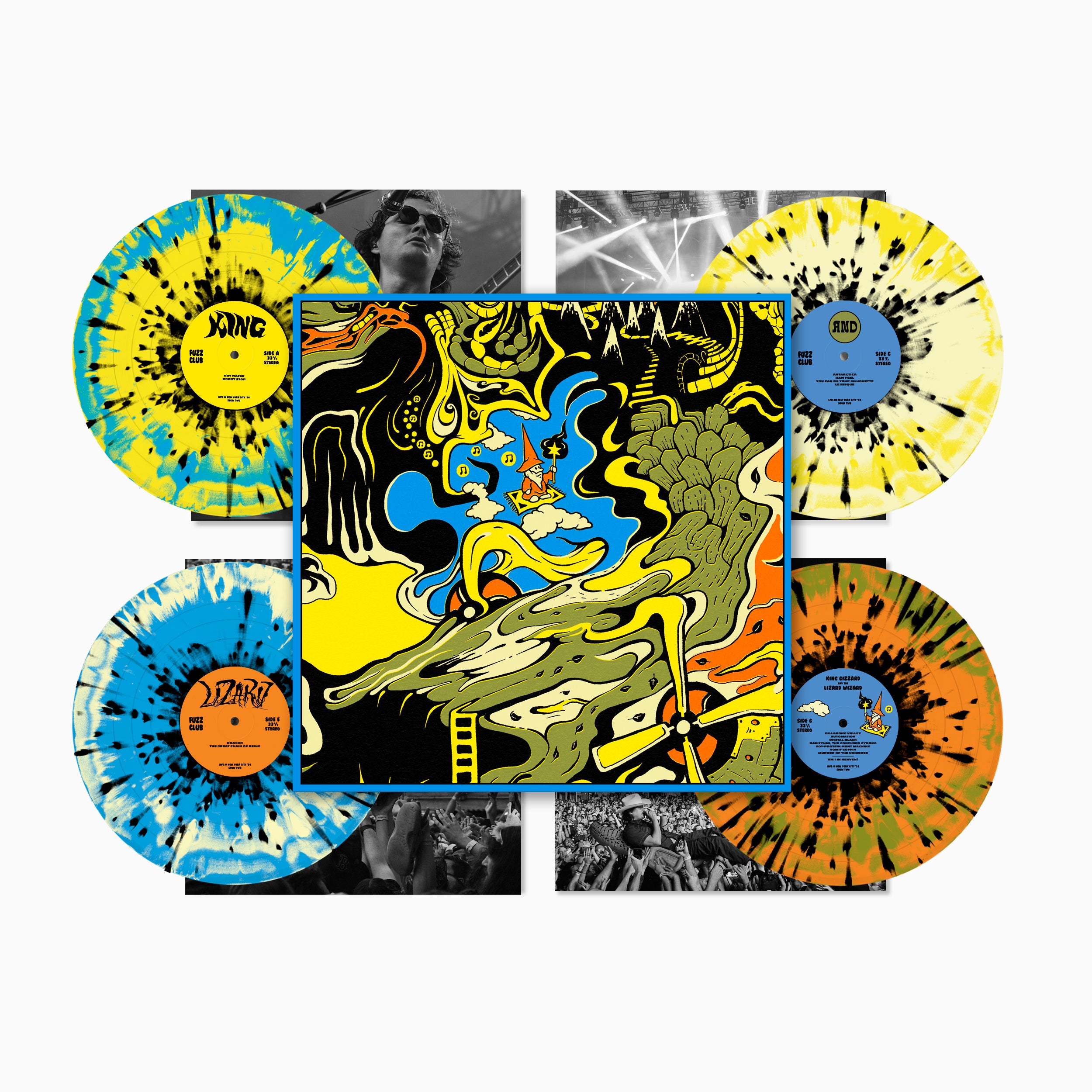 King Gizzard Live In New York City 24 coffret vinyle 4LP