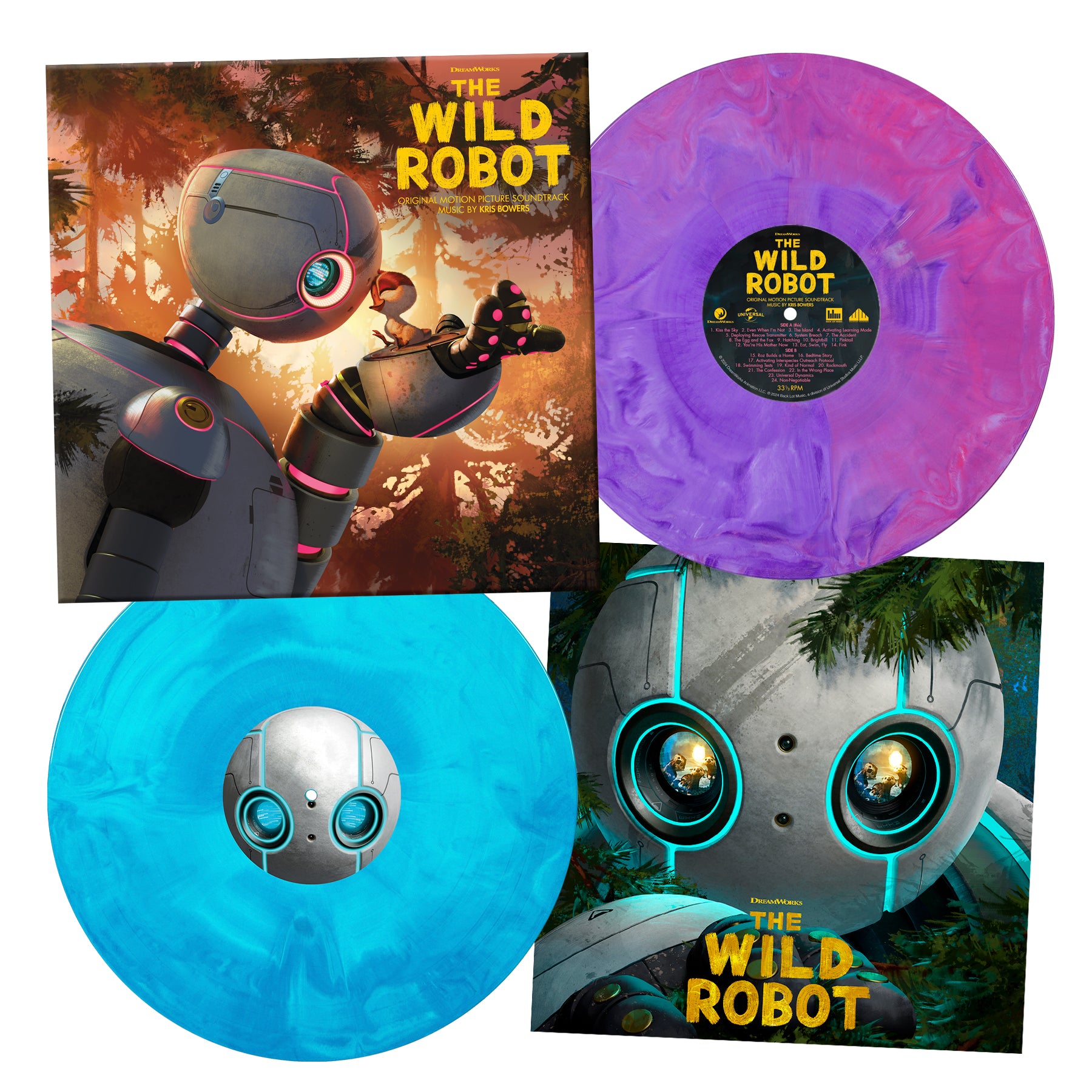 Waxwork Records Wild Robot Bowers vinyle animé