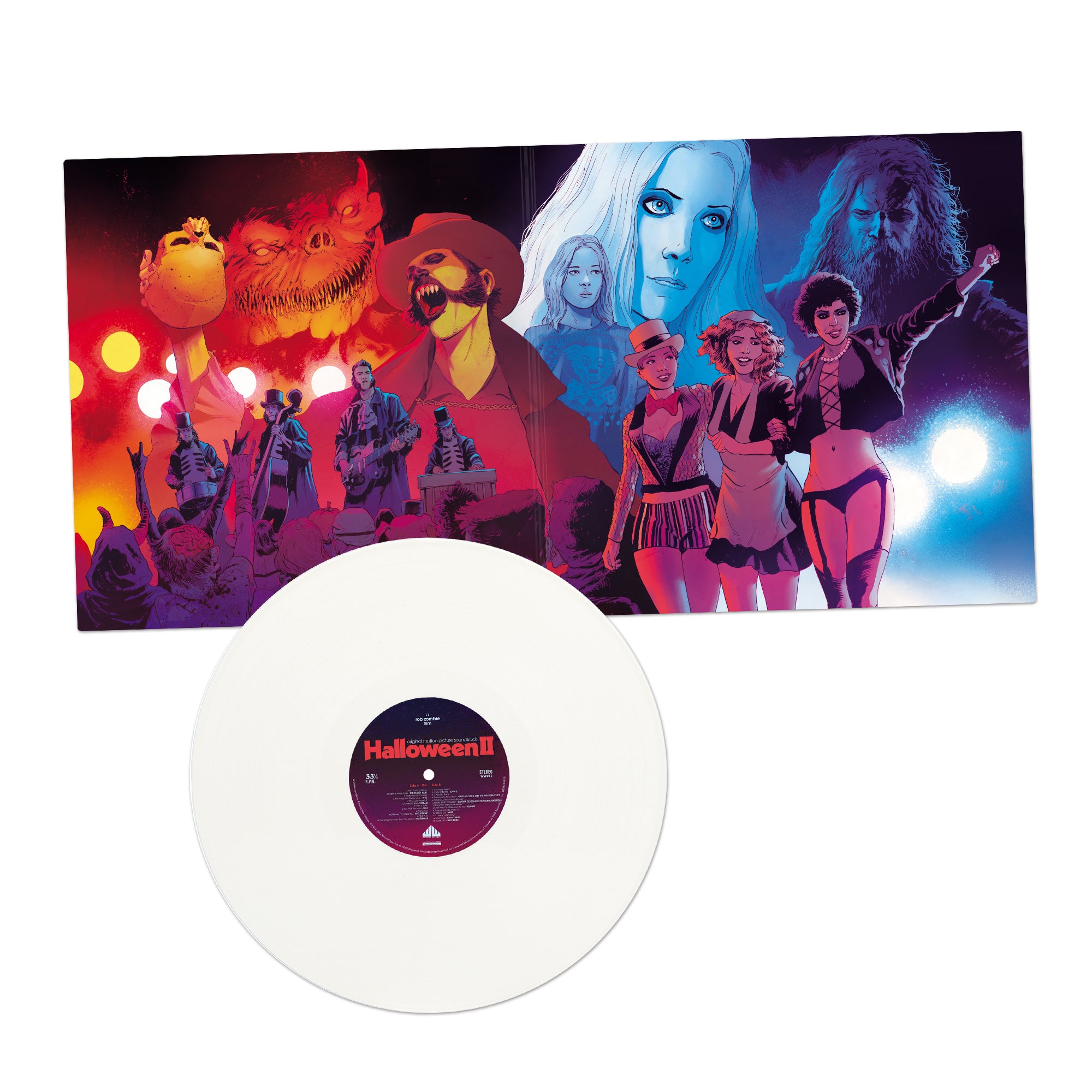 Waxwork Rob Zombie Halloween II vinyle blanc BO slasher
