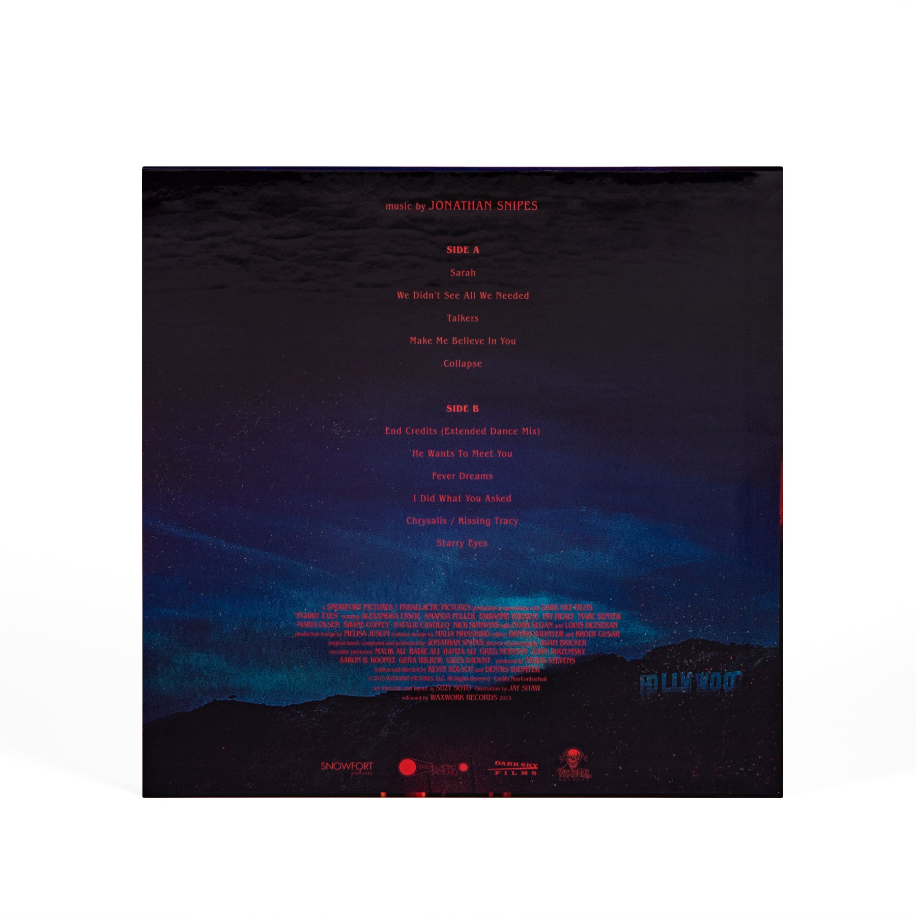 Waxwork Records Starry Eyes vinyle splatter rouge